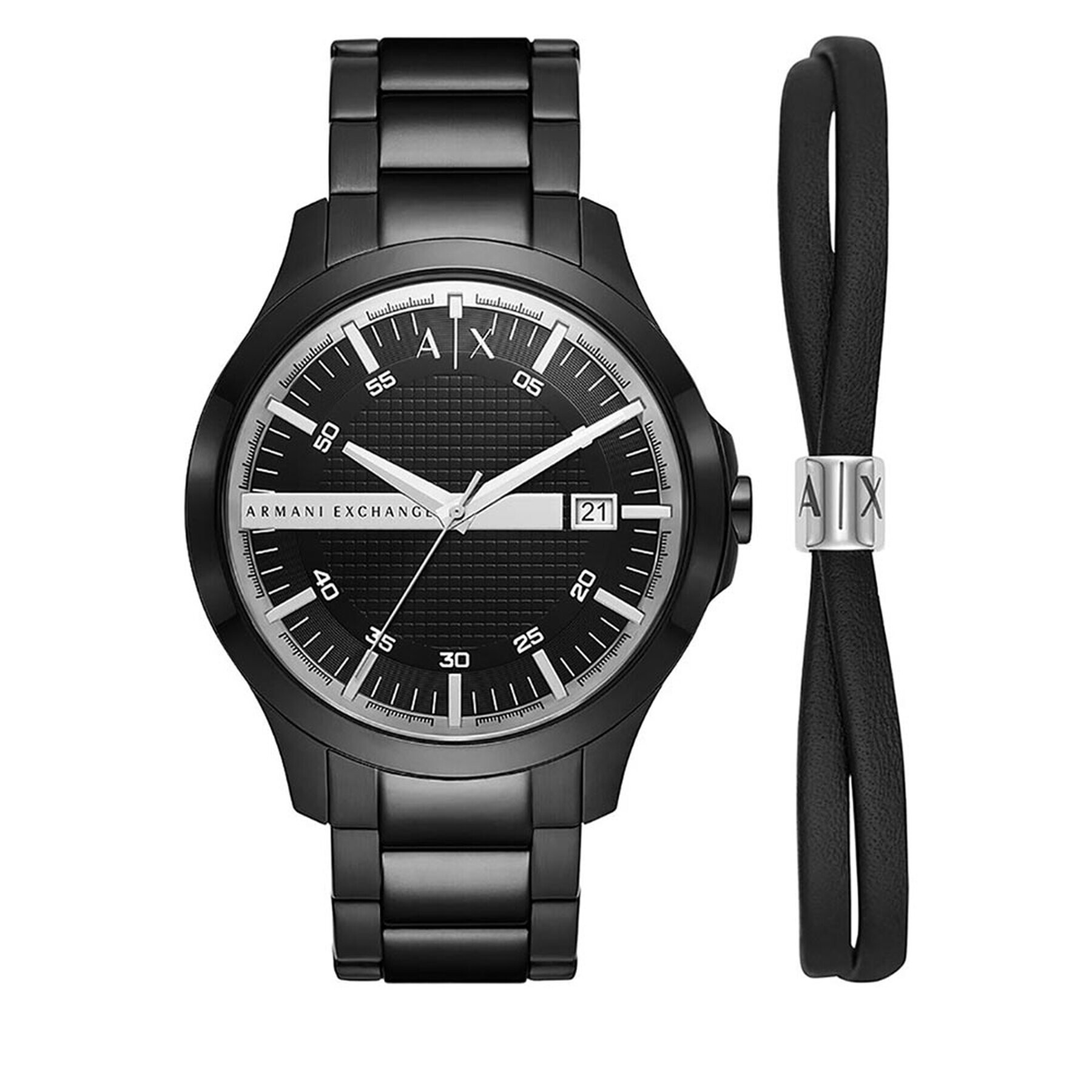 Armani Exchange Hodinky Hampton AX7134SET Černá - Pepit.cz