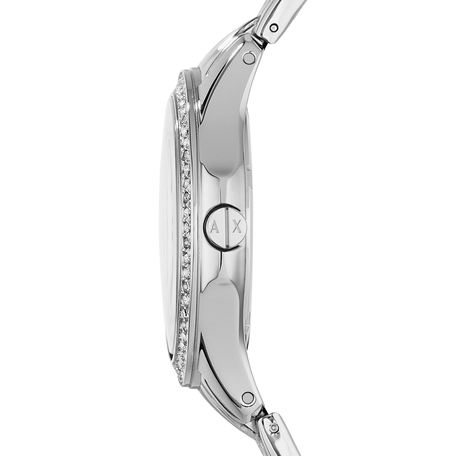 Armani Exchange Hodinky Lady Hampton AX5215 Stříbrná - Pepit.cz