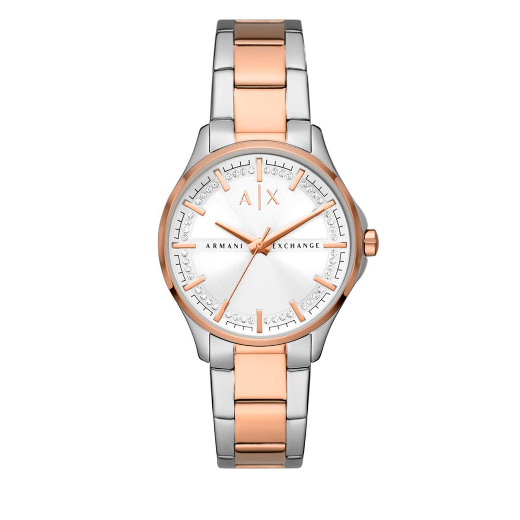 Armani Exchange Hodinky Lady Hampton AX5258 Stříbrná - Pepit.cz