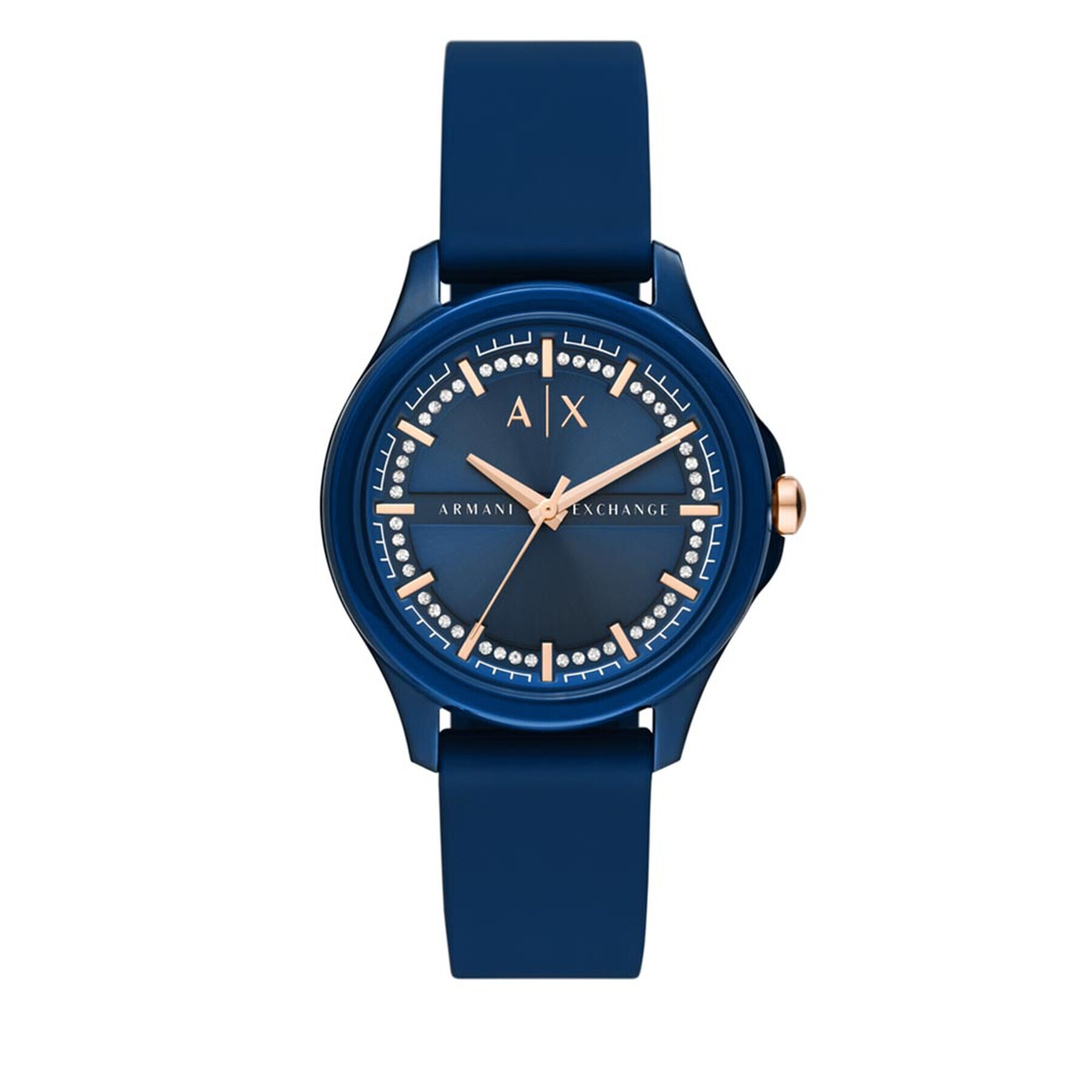 Armani Exchange Hodinky Lady Hampton AX5266 Tmavomodrá - Pepit.cz