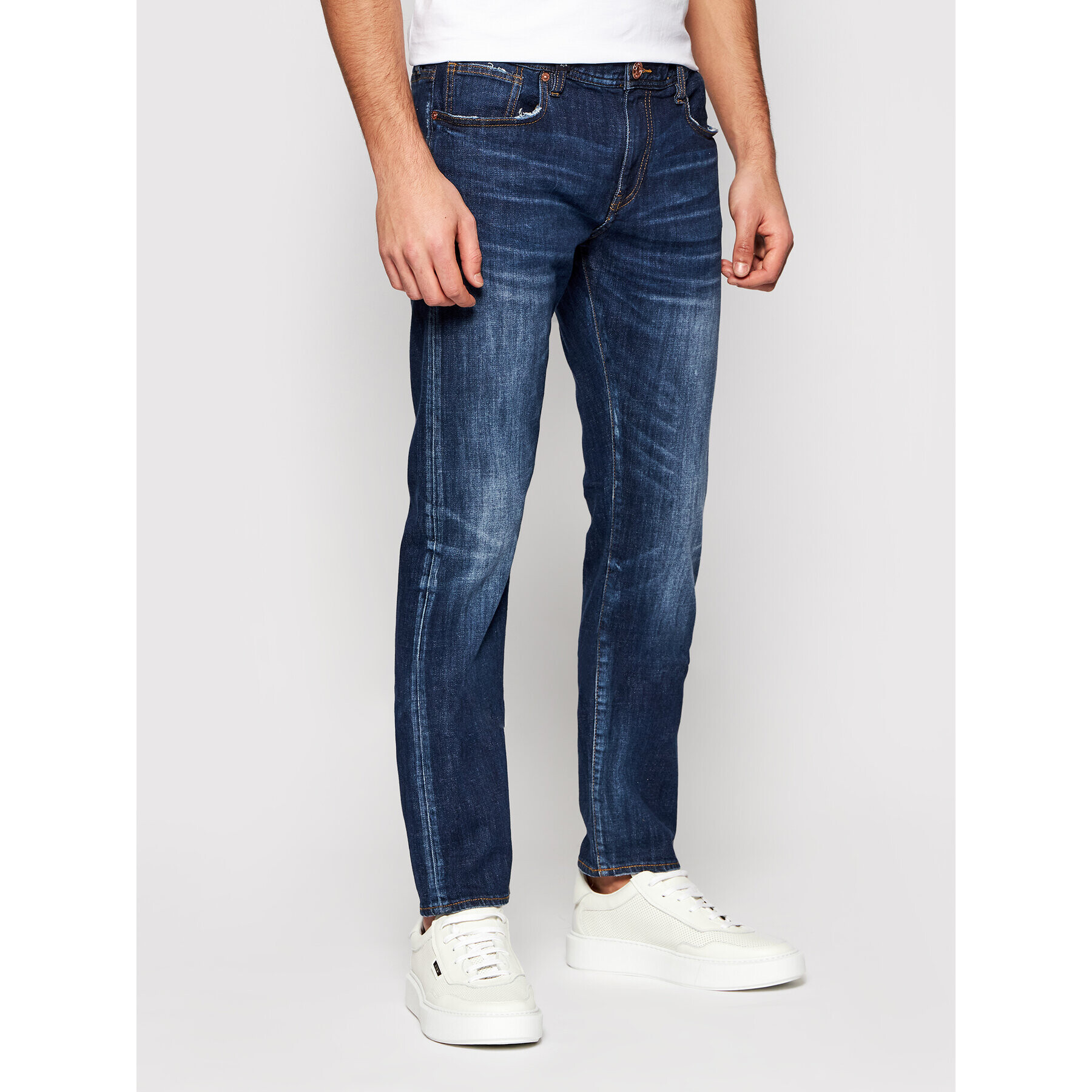 Armani Exchange Jeansy 3KZJ13 Z1LTZ 1500 Tmavomodrá Slim Fit - Pepit.cz