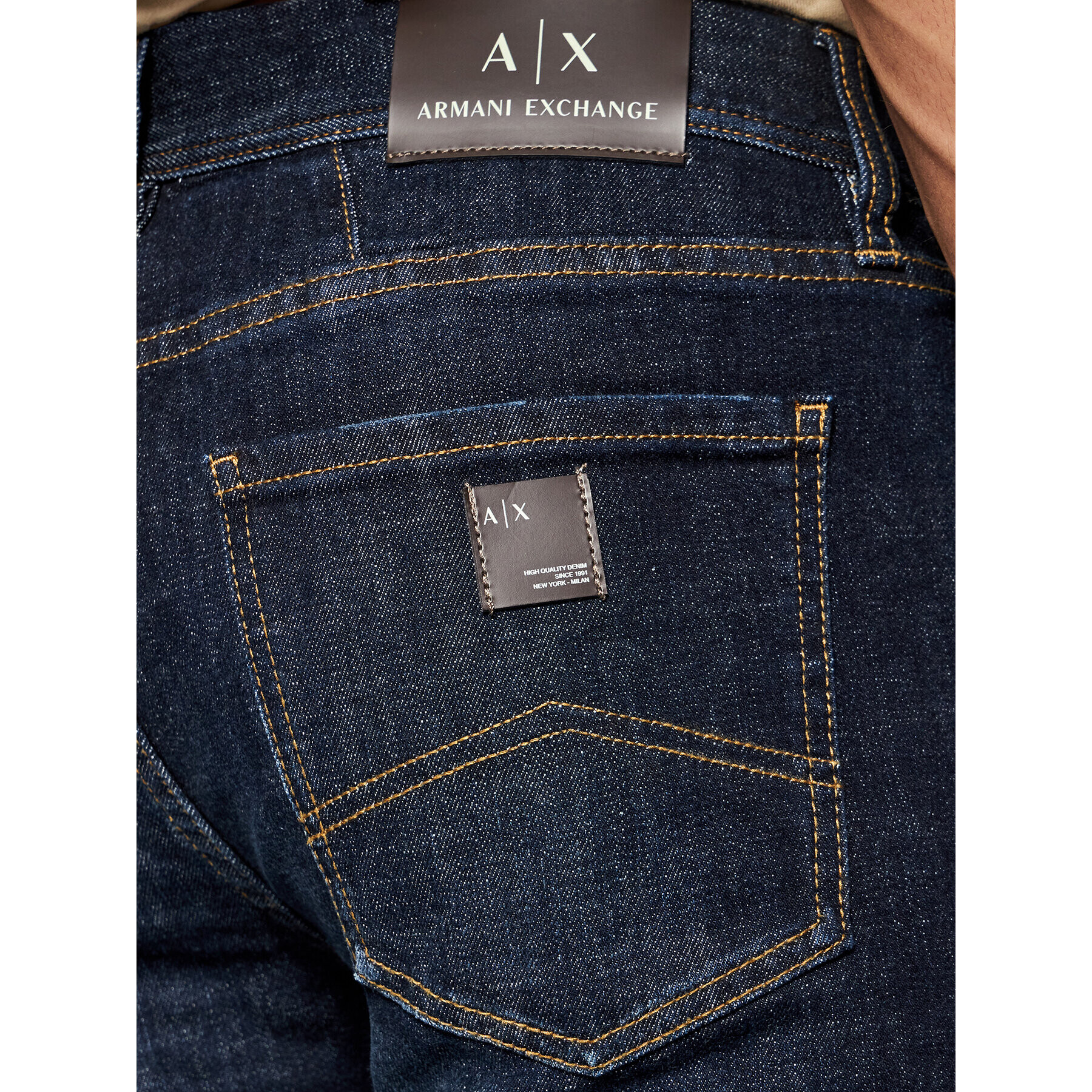 Armani Exchange Jeansy 3KZJ13 Z2EWZ 1500 Tmavomodrá Slim Fit - Pepit.cz