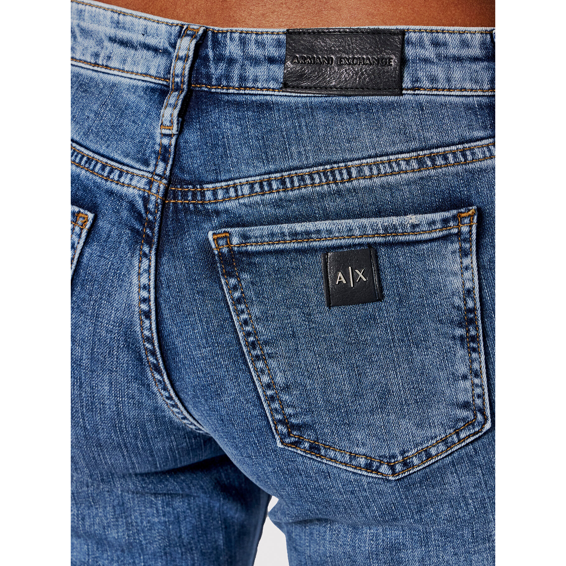 Armani Exchange Jeansy 3LYJ01 Y1VSZ 1500 Modrá Super Skinny Fit - Pepit.cz