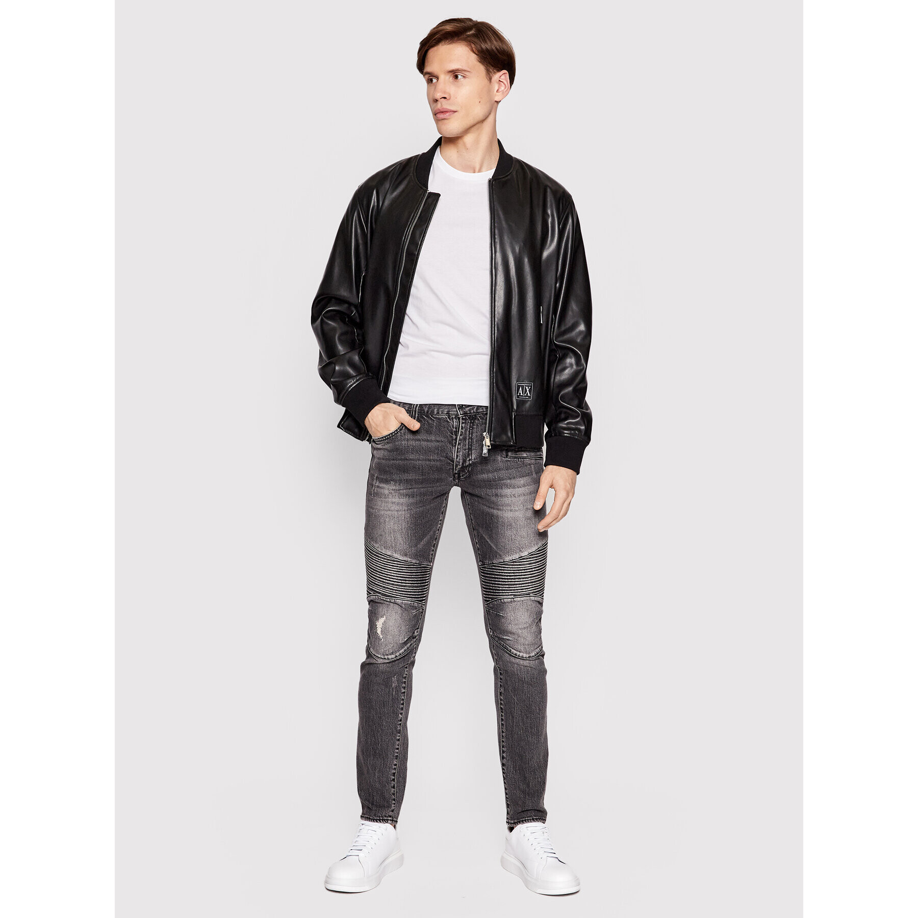 Armani Exchange Jeansy 3LZJ27 Z5KQZ 0903 Šedá Skinny Fit - Pepit.cz