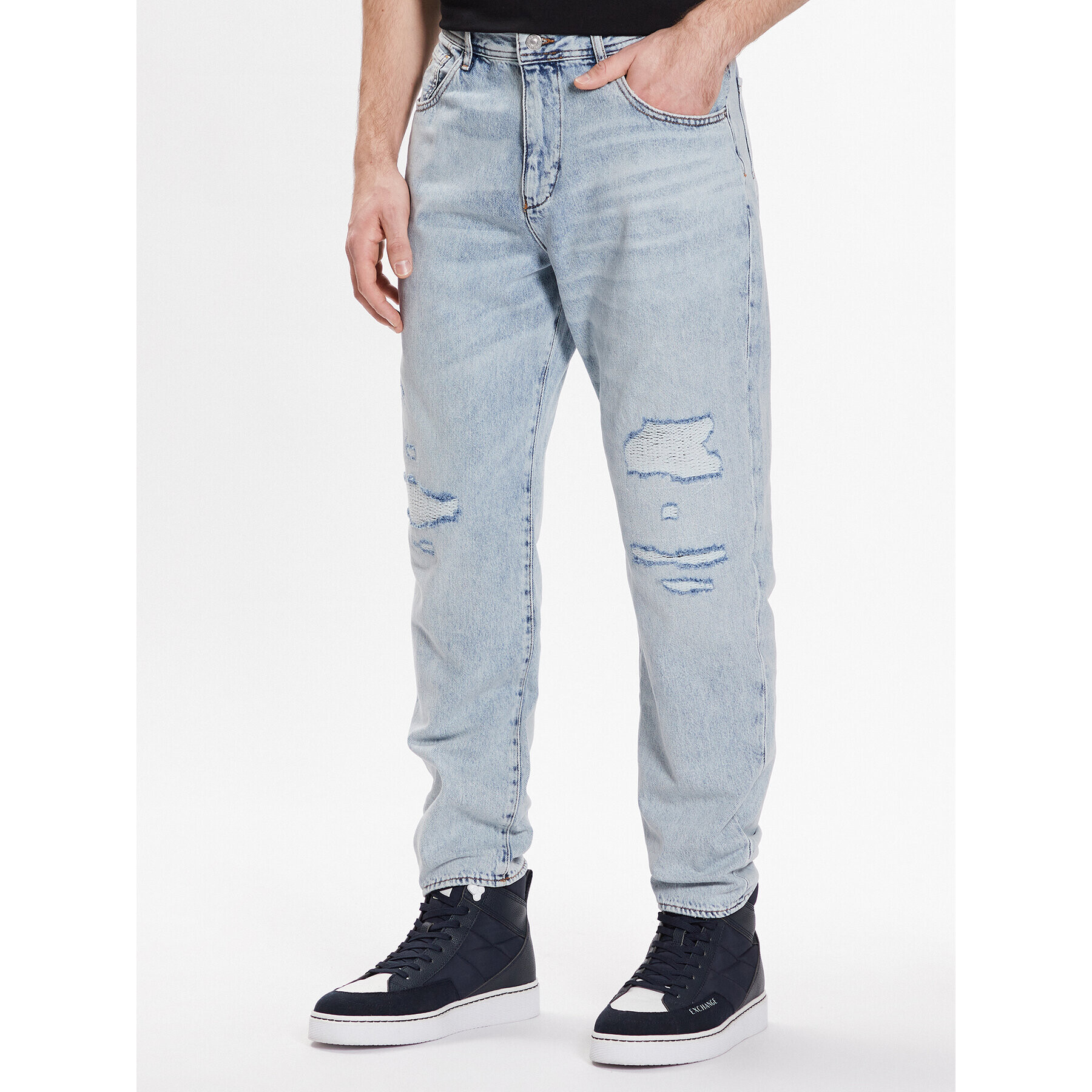 Armani Exchange Jeansy 3RZJ90 Z1S5Z 1500 Modrá Carrot Fit - Pepit.cz