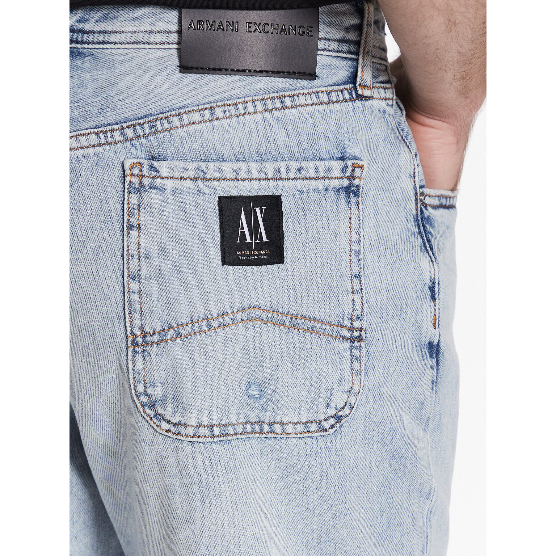 Armani Exchange Jeansy 3RZJ90 Z1S5Z 1500 Modrá Carrot Fit - Pepit.cz