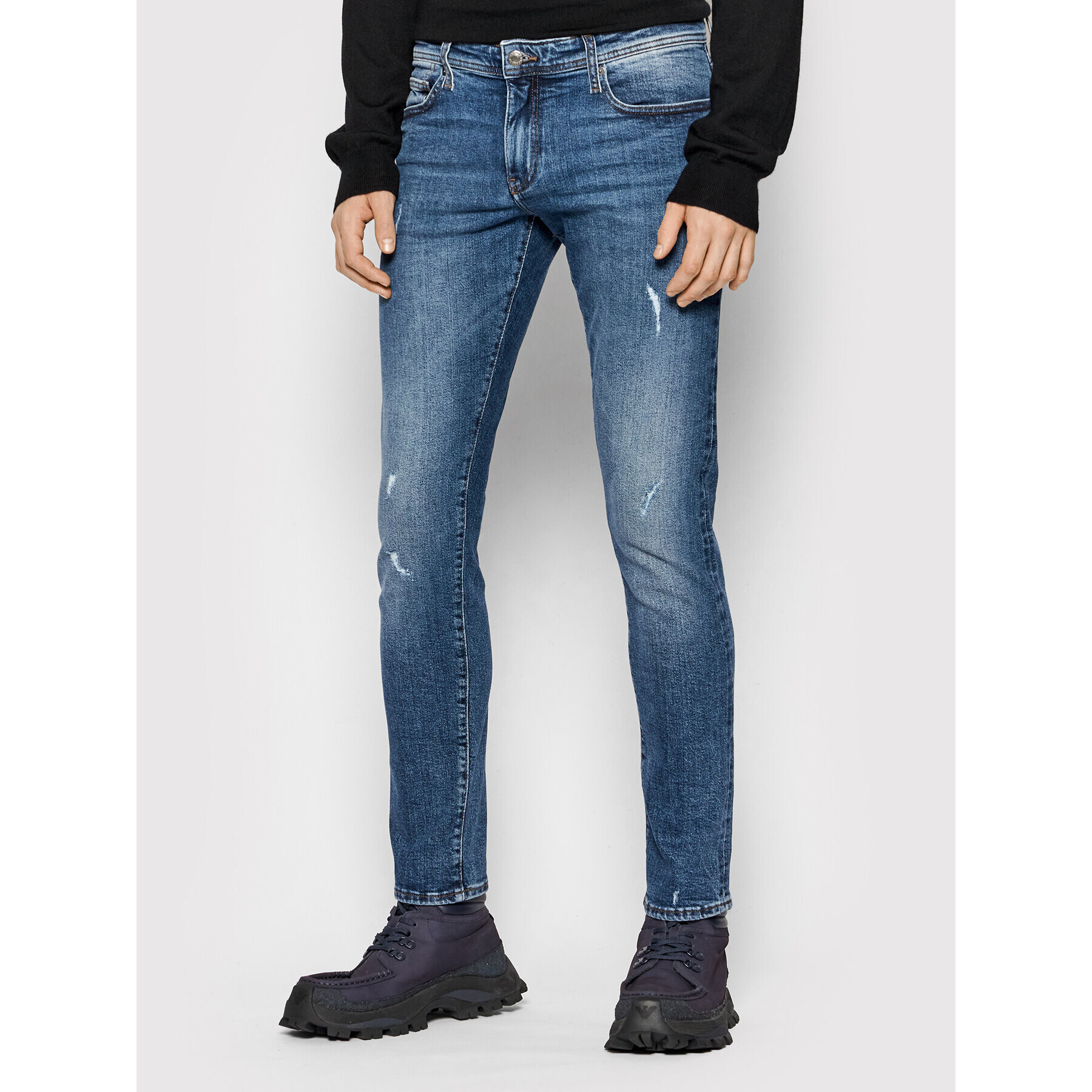 Armani Exchange Jeansy 6KZJ14 Z3RRZ 1500 Modrá Regular Fit - Pepit.cz