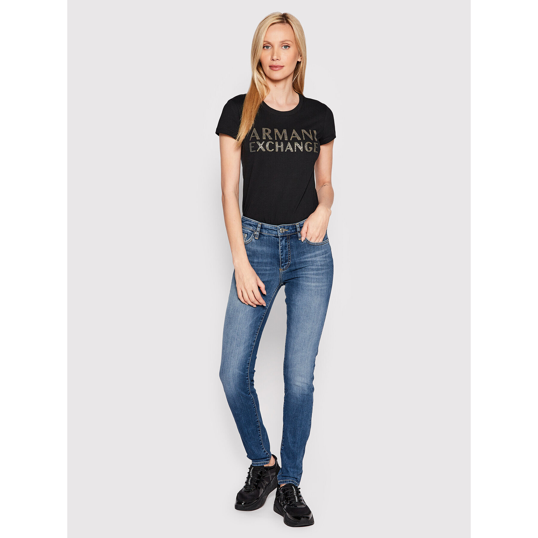 Armani Exchange Jeansy 6LYJ69 Y1LFZ 1500 Modrá Super Skinny Fit - Pepit.cz