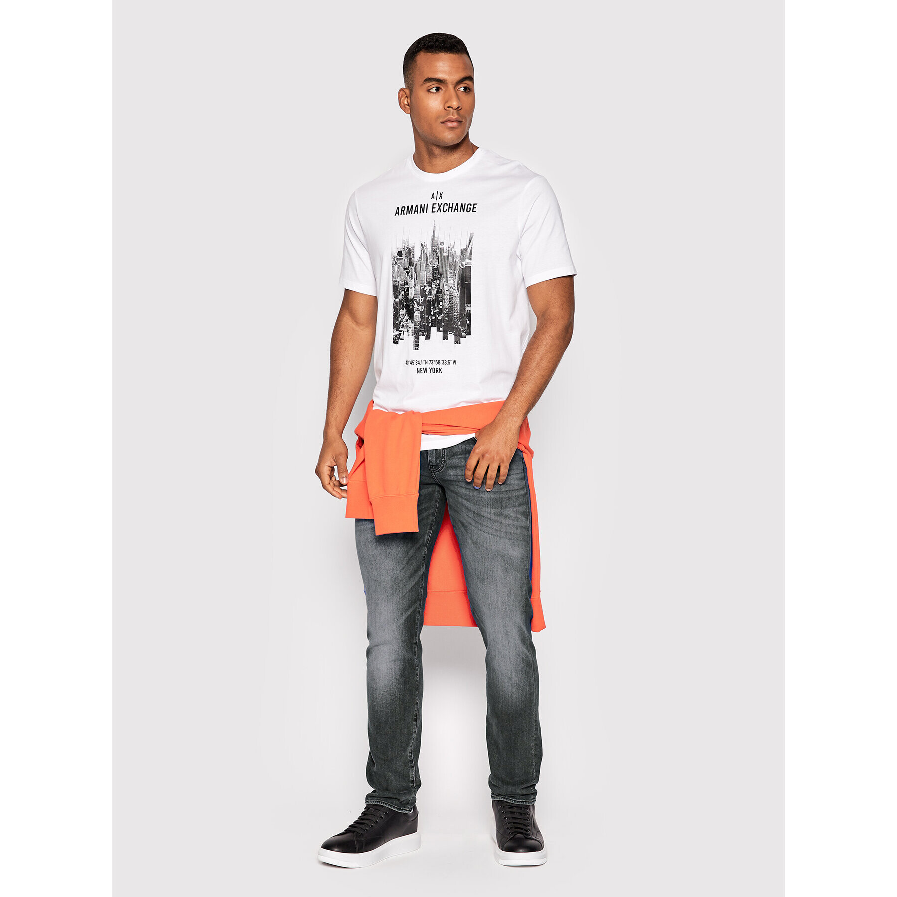 Armani Exchange Jeansy 6LZJ13 Z1VTZ 0903 Šedá Slim Fit - Pepit.cz