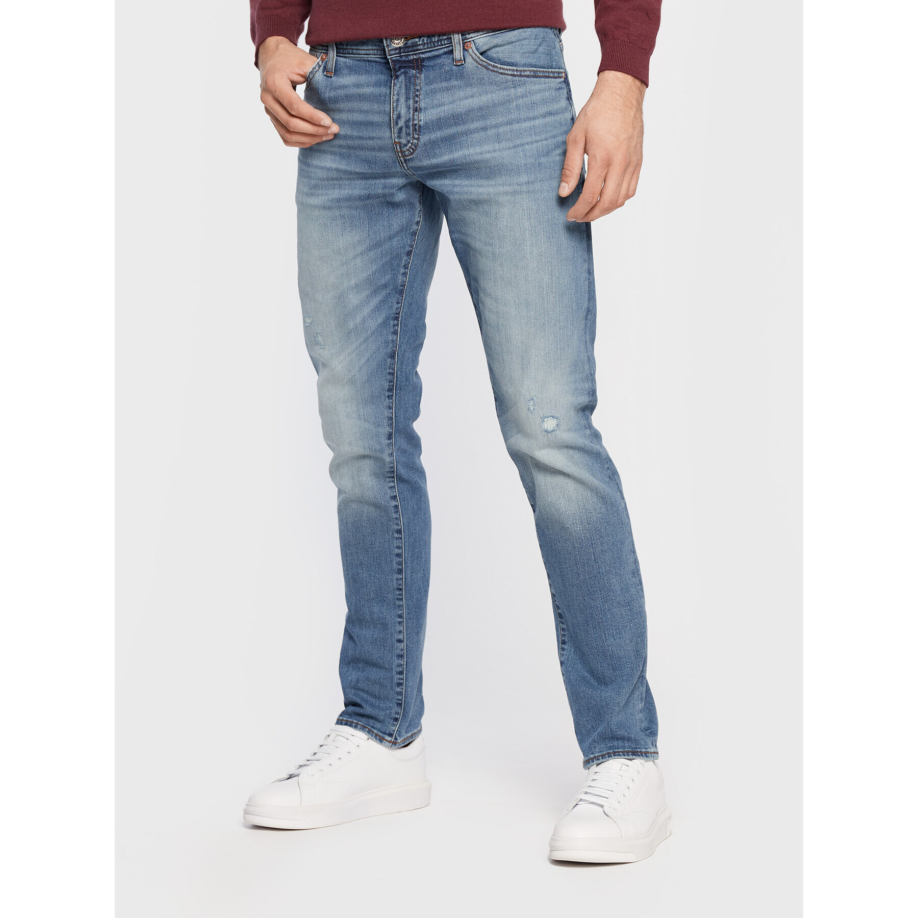 Armani Exchange Jeansy 6LZJ14 Z1PEZ 1500 Modrá Skinny Fit - Pepit.cz