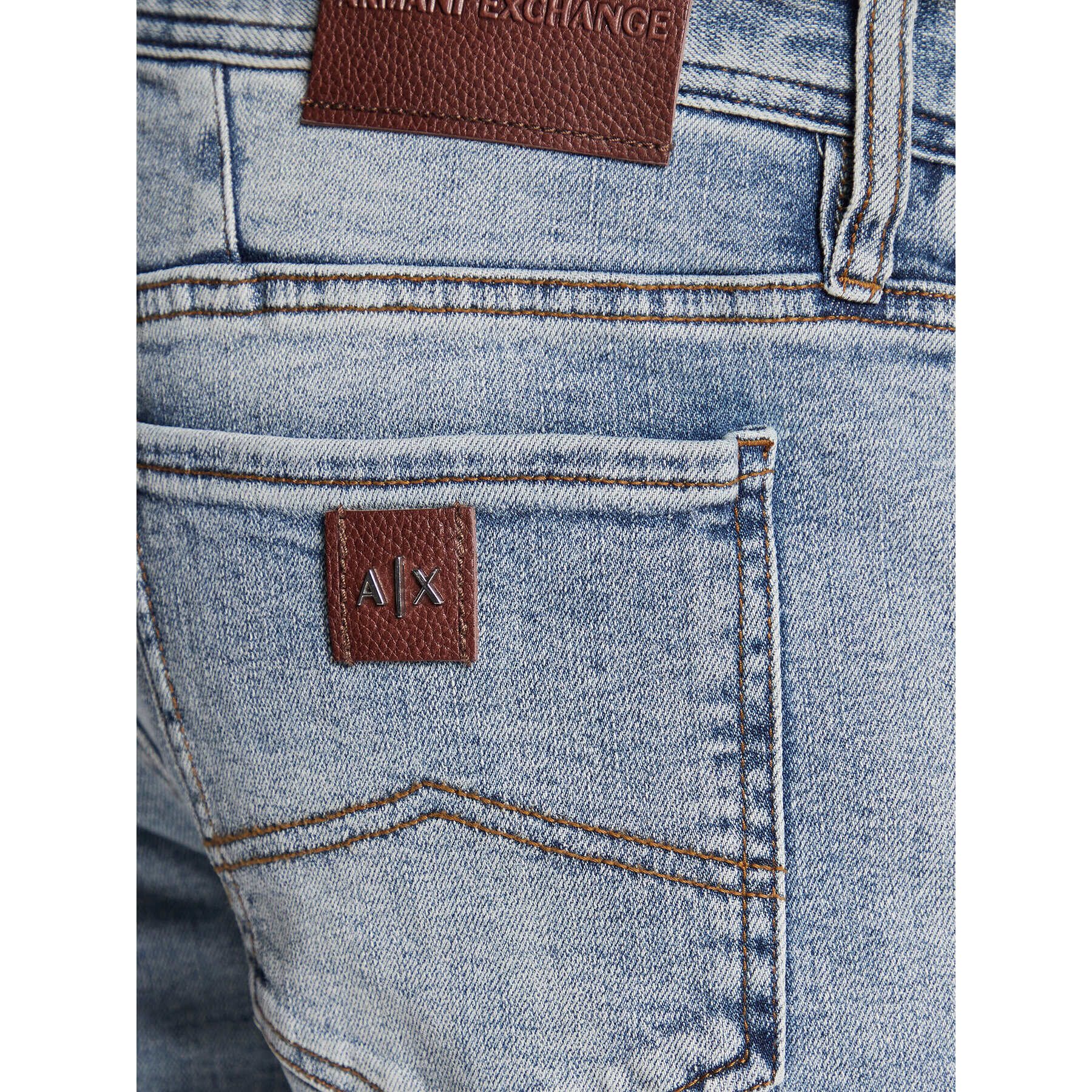 Armani Exchange Jeansy 6LZJ14 Z1VKZ 1500 Modrá Skinny Fit - Pepit.cz