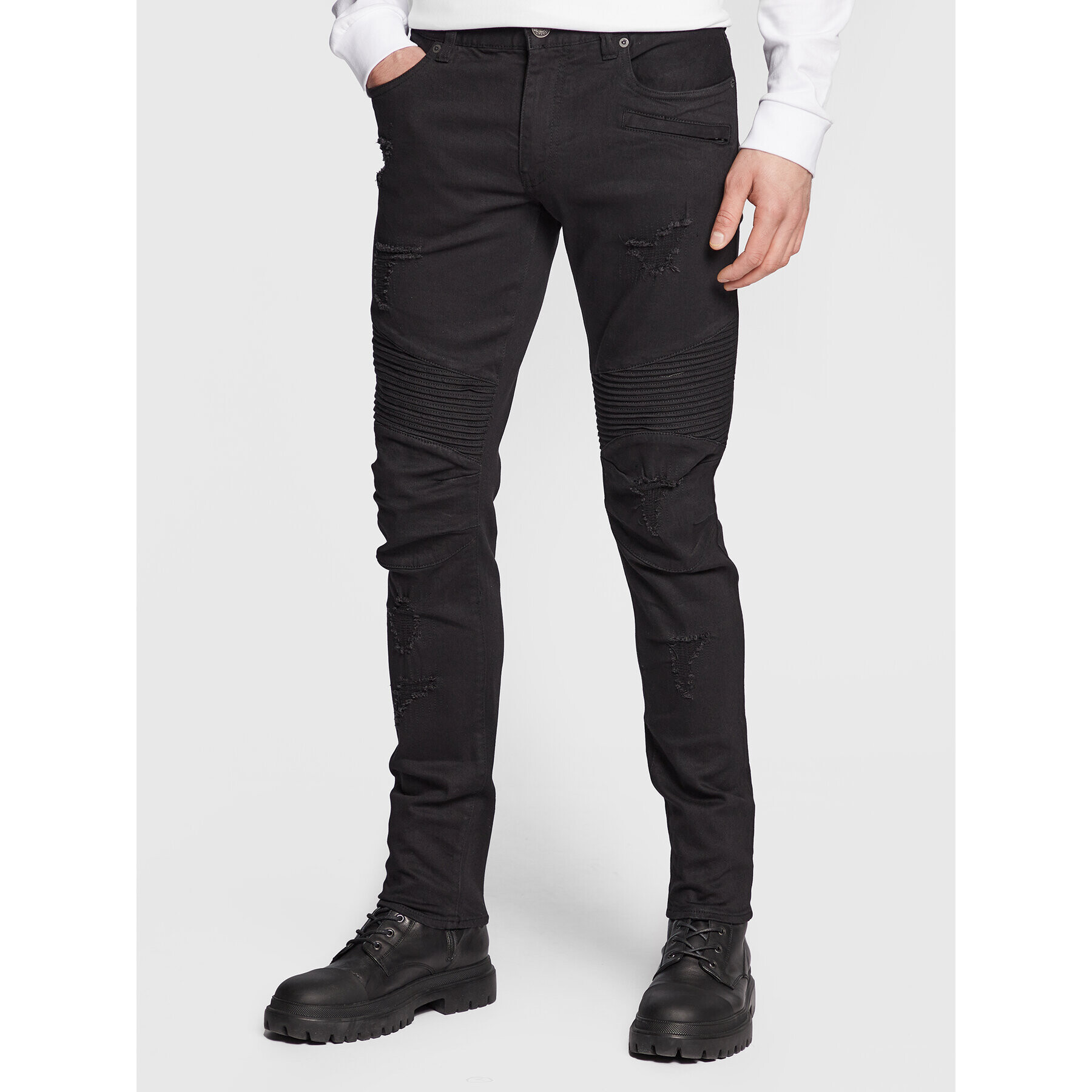 Armani Exchange Jeansy 6LZJ27 Z1AAZ 1200 Černá Skinny Fit - Pepit.cz