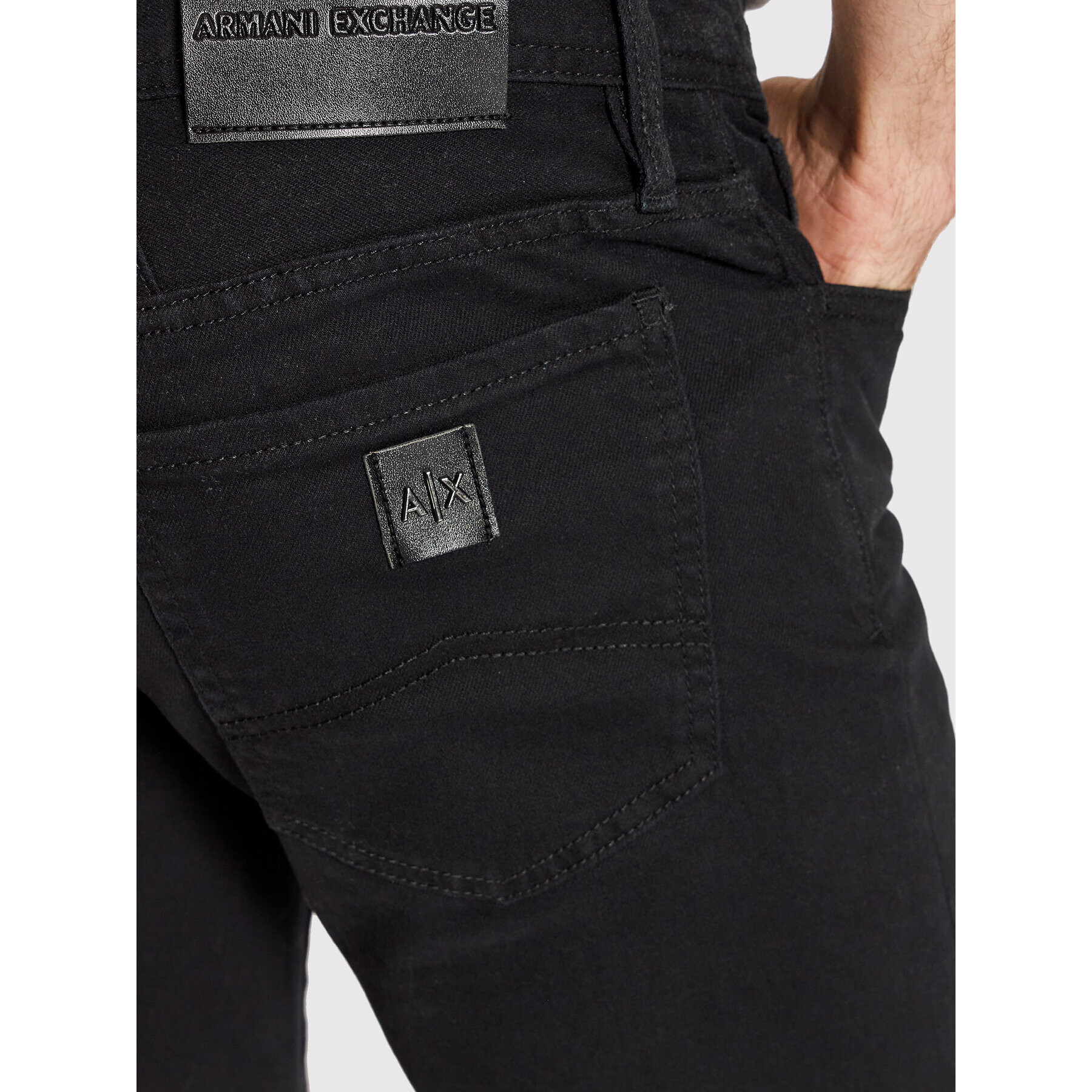 Armani Exchange Jeansy 8NZJ14 Z1SBZ 1200 Černá Skinny Fit - Pepit.cz