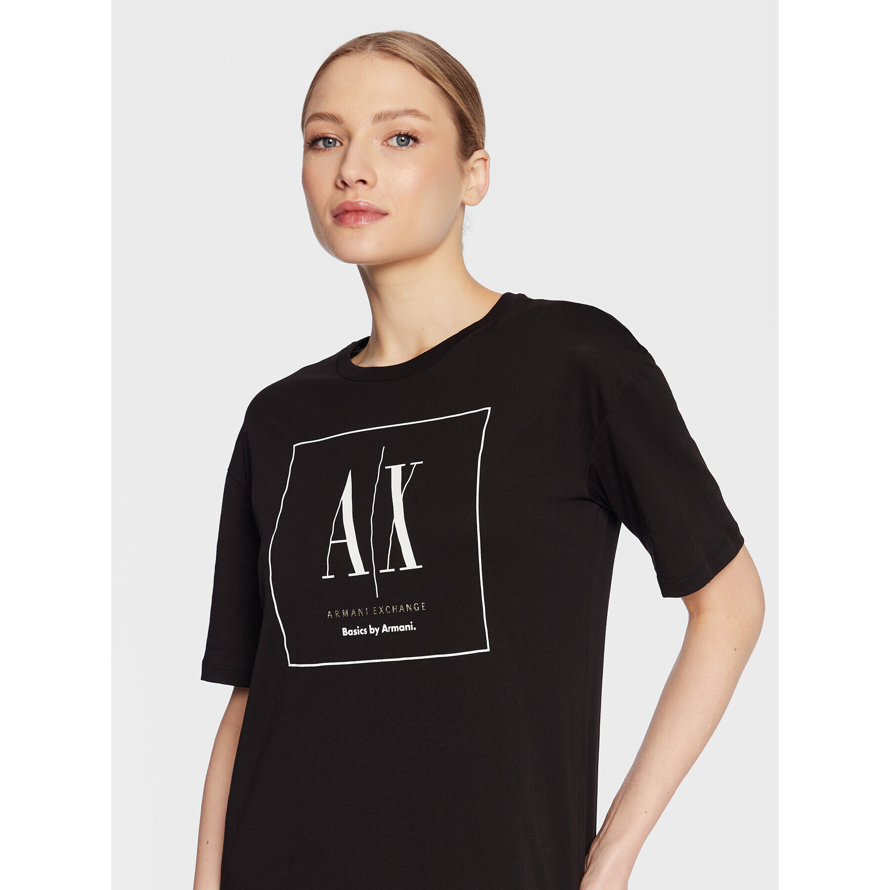 Armani Exchange Každodenní šaty 3RYA78 YJ3RZ 1200 Černá Regular Fit - Pepit.cz