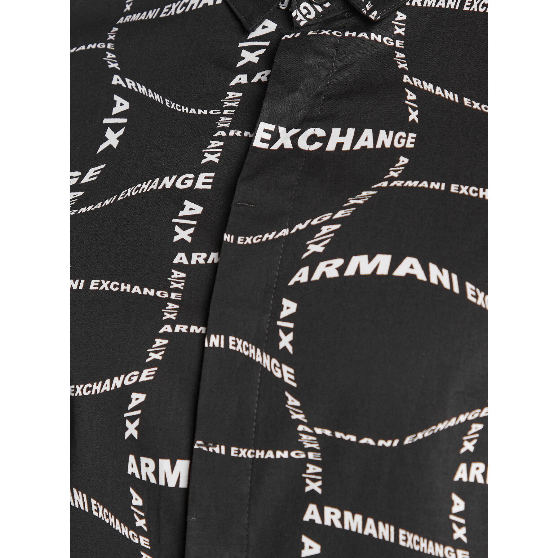 Armani Exchange Košile 3RZC04 ZNEAZ 02EC Černá Slim Fit - Pepit.cz