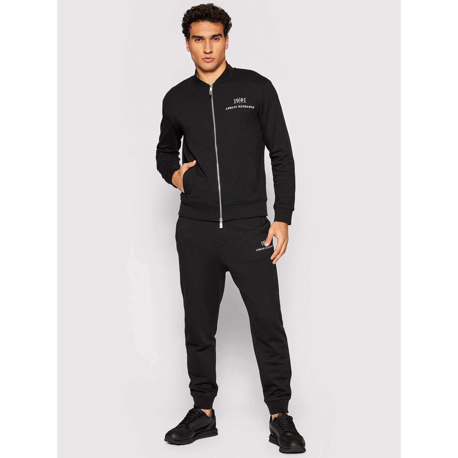 Armani Exchange Mikina 6KZMFL ZJ6HZ 1200 Černá Regular Fit - Pepit.cz