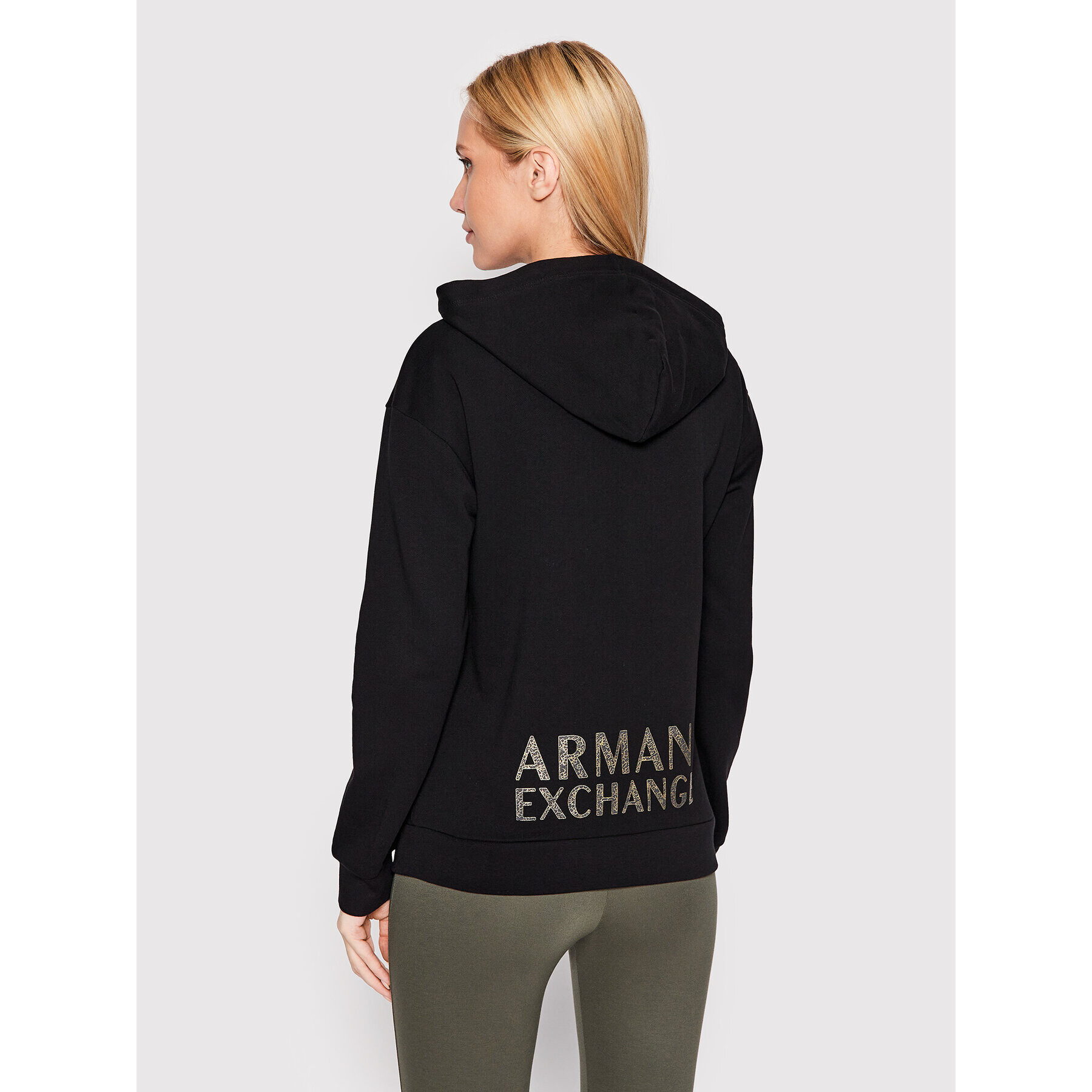 Armani Exchange Mikina 6LYM56 YJBSZ 1200 Černá Regular Fit - Pepit.cz