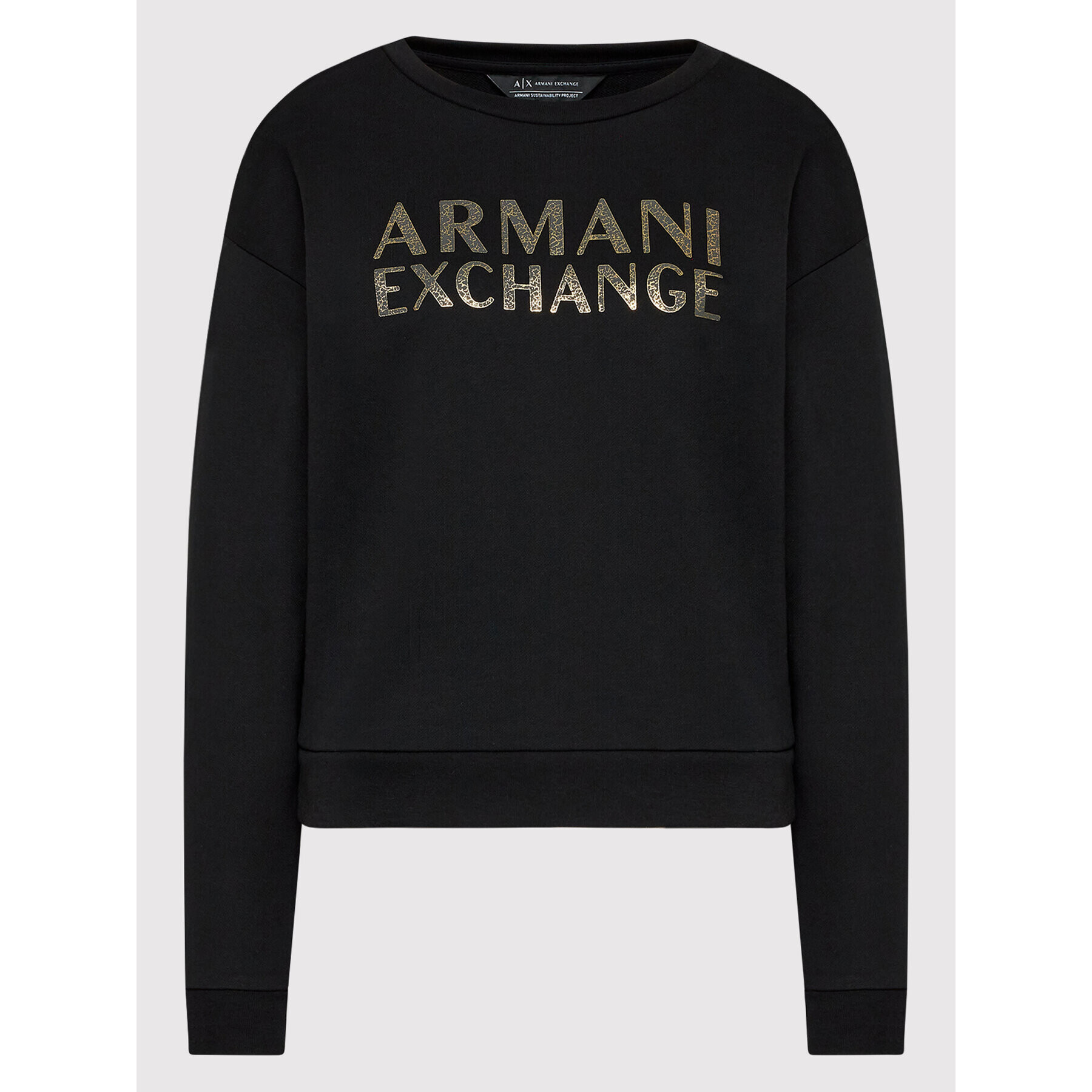 Armani Exchange Mikina 6LYM66 YJBSZ 1200 Černá Regular Fit - Pepit.cz