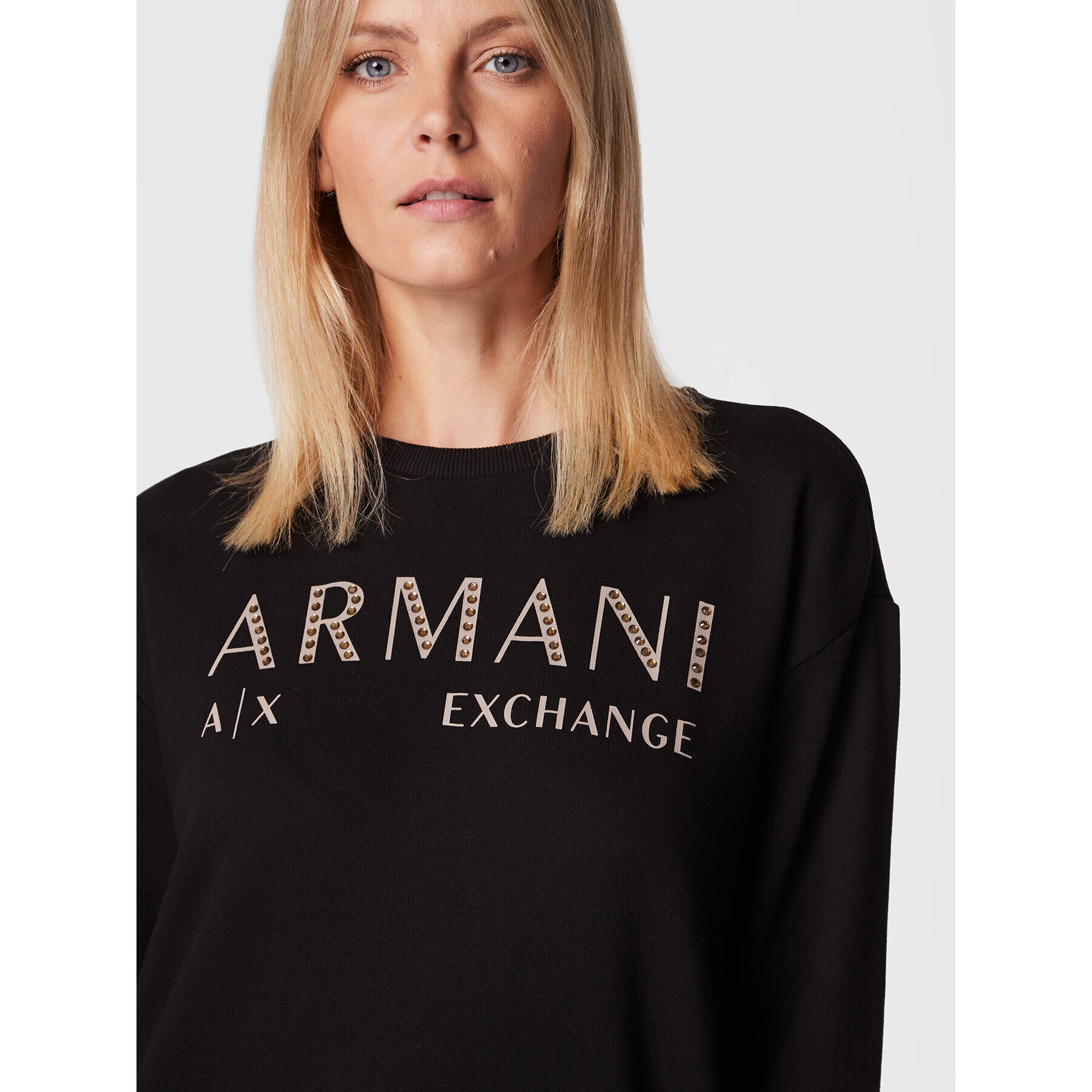 Armani Exchange Mikina 6LYM78 YJ5TZ 1200 Černá Regular Fit - Pepit.cz