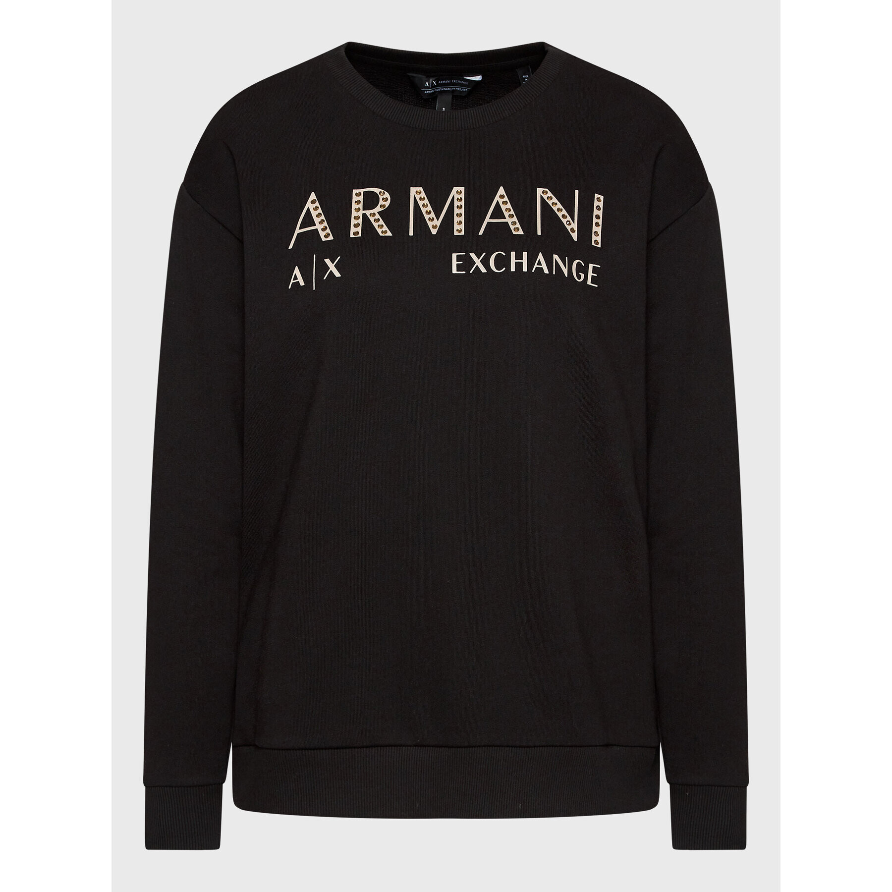 Armani Exchange Mikina 6LYM78 YJ5TZ 1200 Černá Regular Fit - Pepit.cz