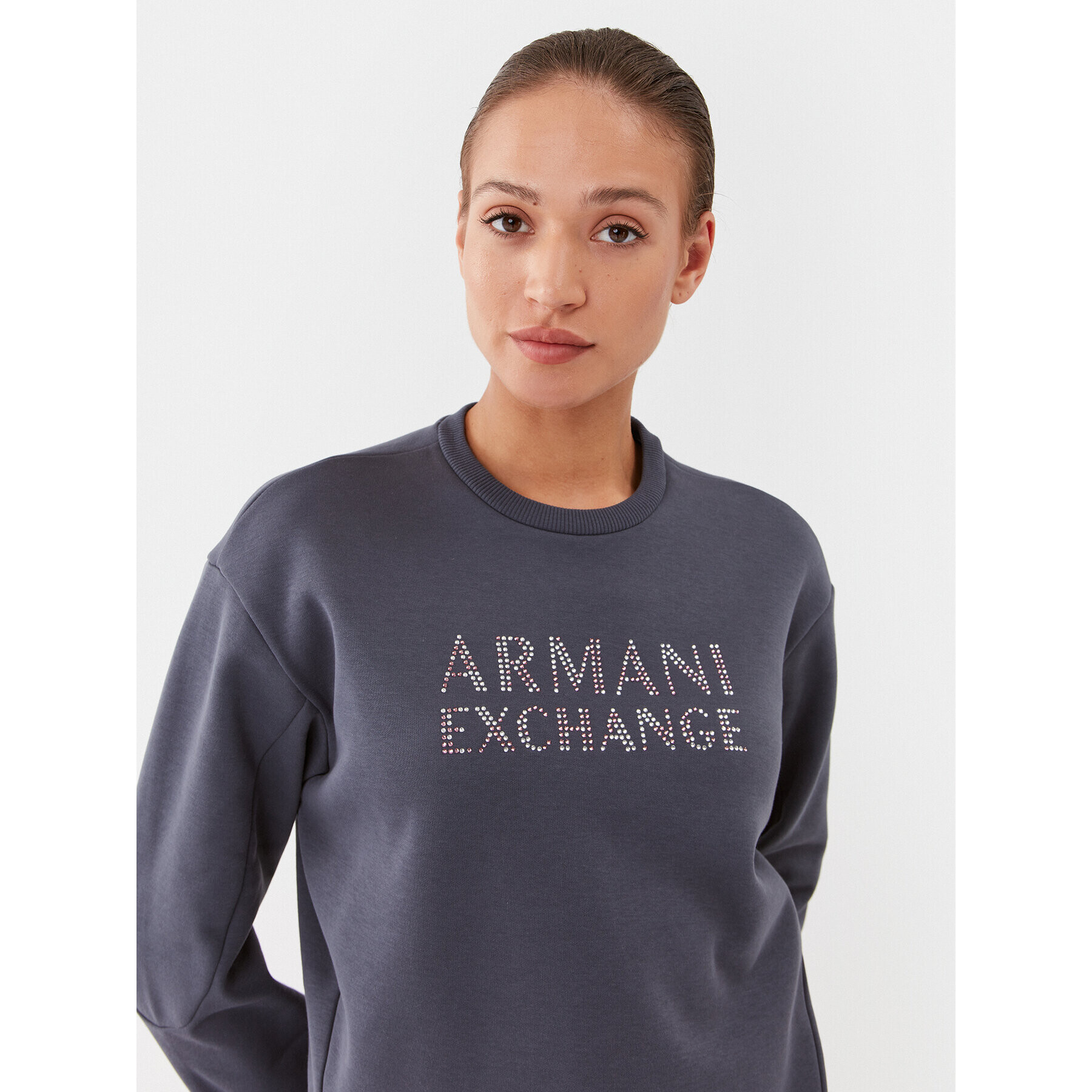 Armani Exchange Mikina 6RYM34 YJEFZ 1990 Tmavomodrá Regular Fit - Pepit.cz