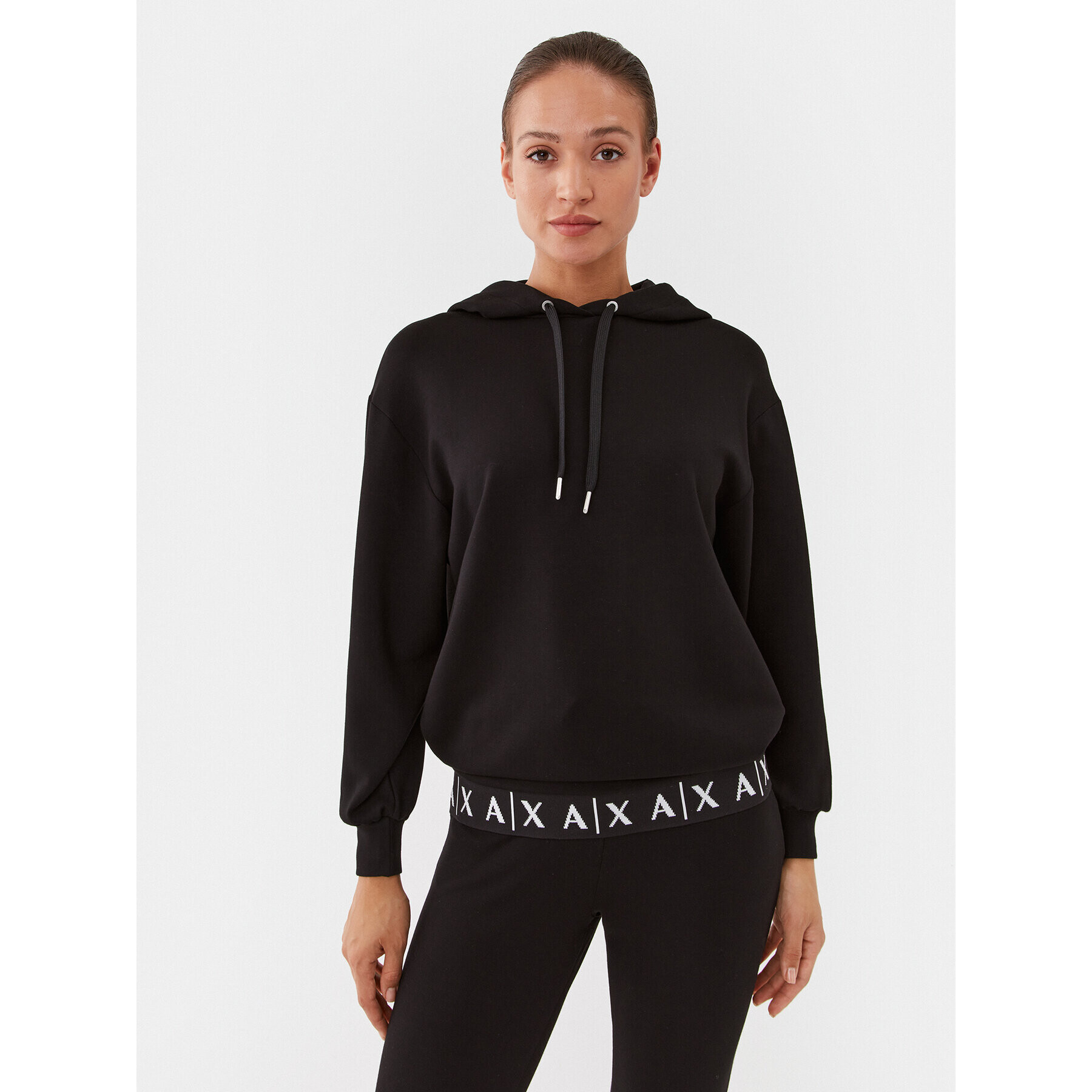 Armani Exchange Mikina 6RYM61 YJEGZ 1200 Černá Regular Fit - Pepit.cz