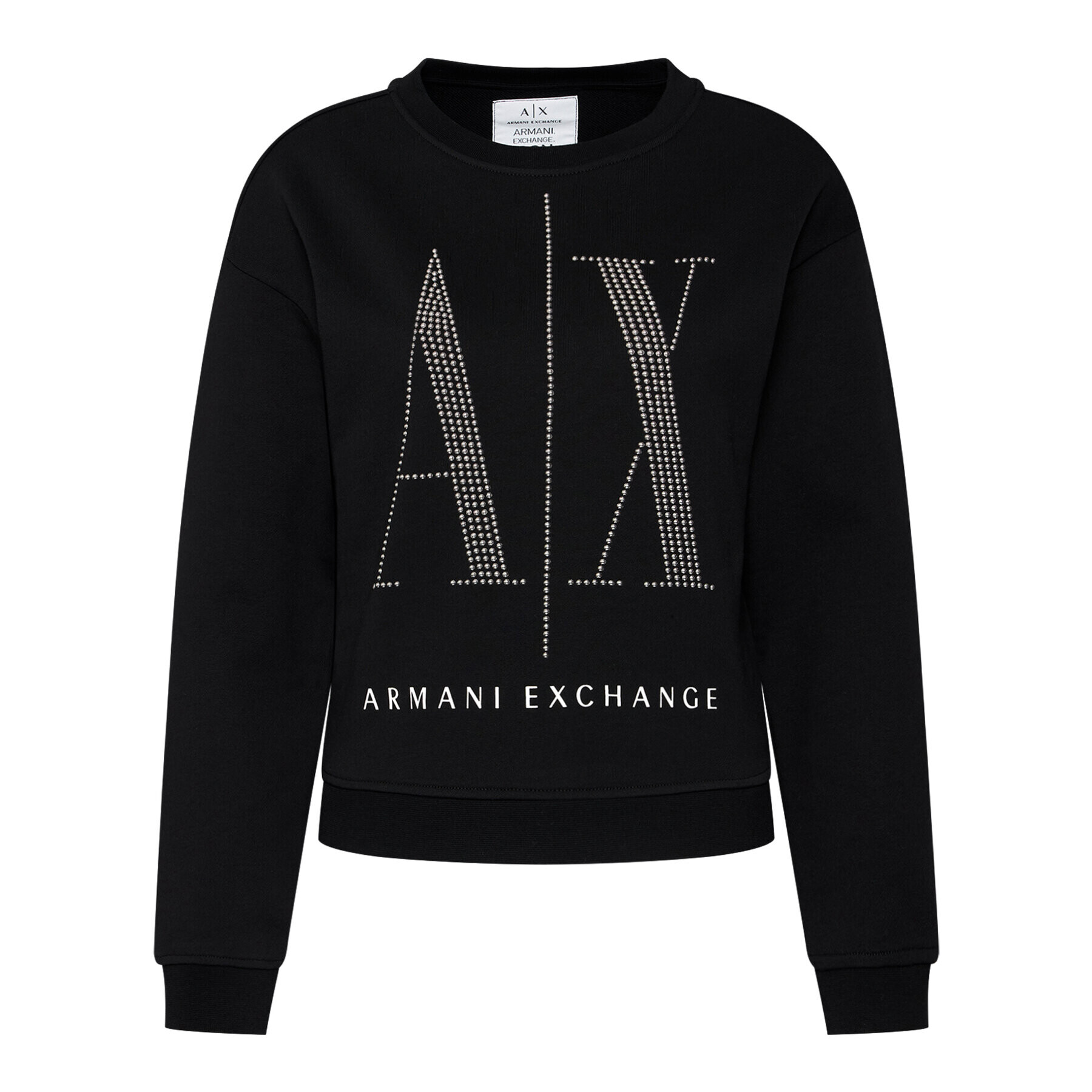 Armani Exchange Mikina 8NYM01 YJ68Z 1200 Černá Regular Fit - Pepit.cz