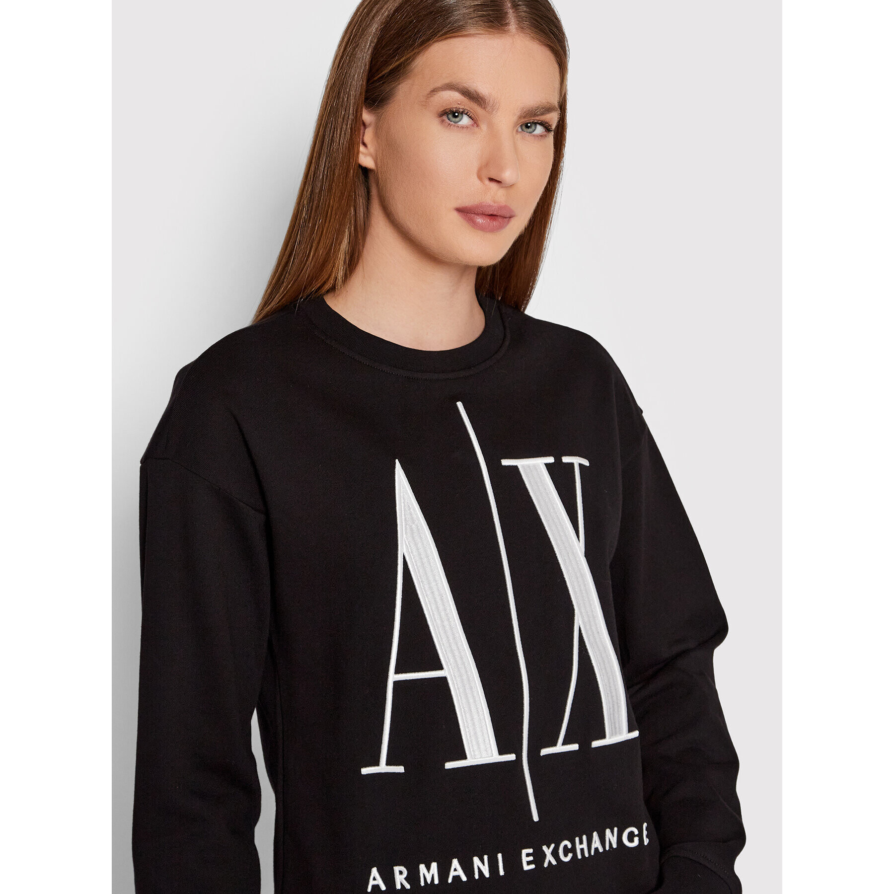 Armani Exchange Mikina 8NYM02 YJ68Z 1200 Černá Regular Fit - Pepit.cz