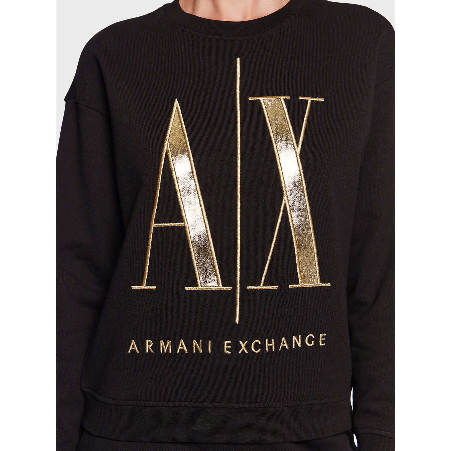 Armani Exchange Mikina 8NYM07 YJ68Z 1200 Černá Regular Fit - Pepit.cz