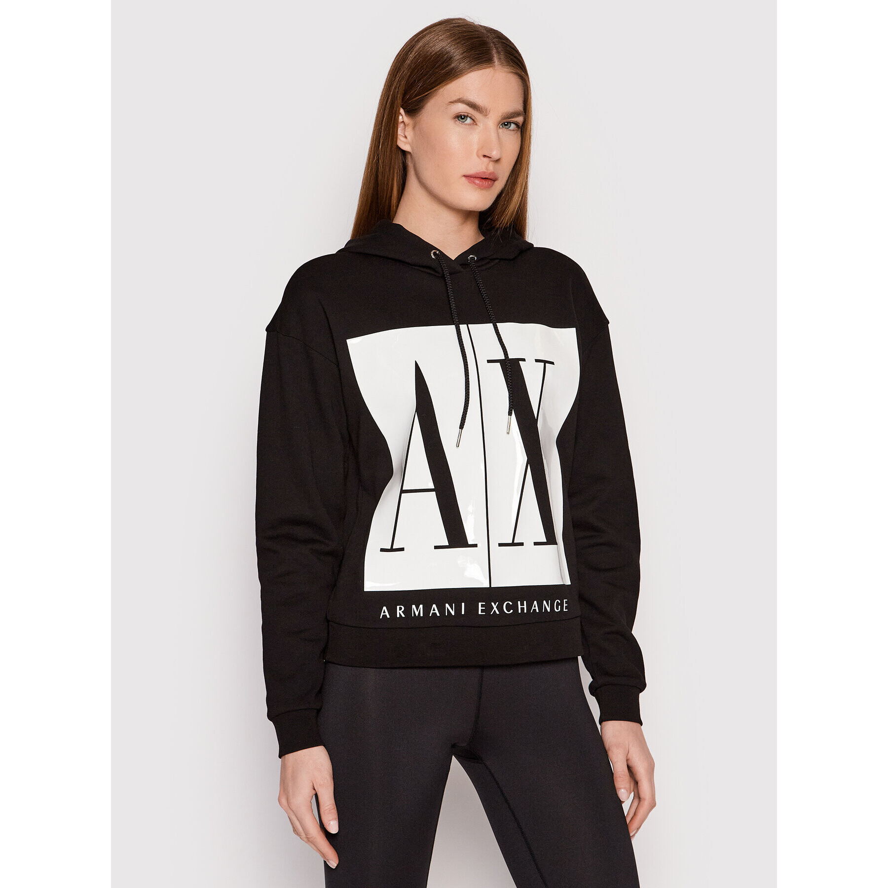 Armani Exchange Mikina 8NYM14 YJ68Z 1200 Černá Regular Fit - Pepit.cz