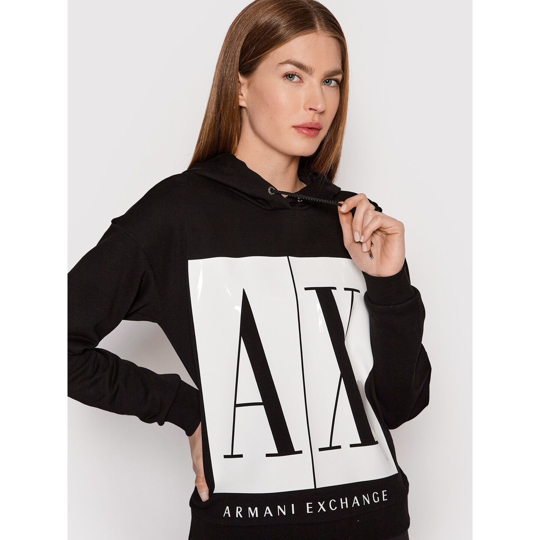 Armani Exchange Mikina 8NYM14 YJ68Z 1200 Černá Regular Fit - Pepit.cz