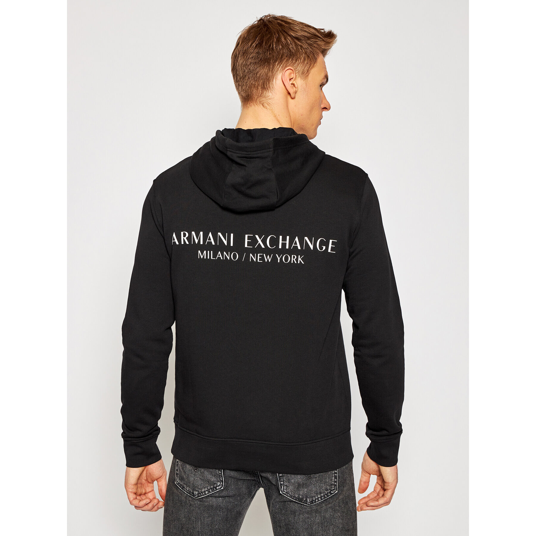 Armani Exchange Mikina 8NZM94 ZJKRZ 1200 Černá Regular Fit - Pepit.cz