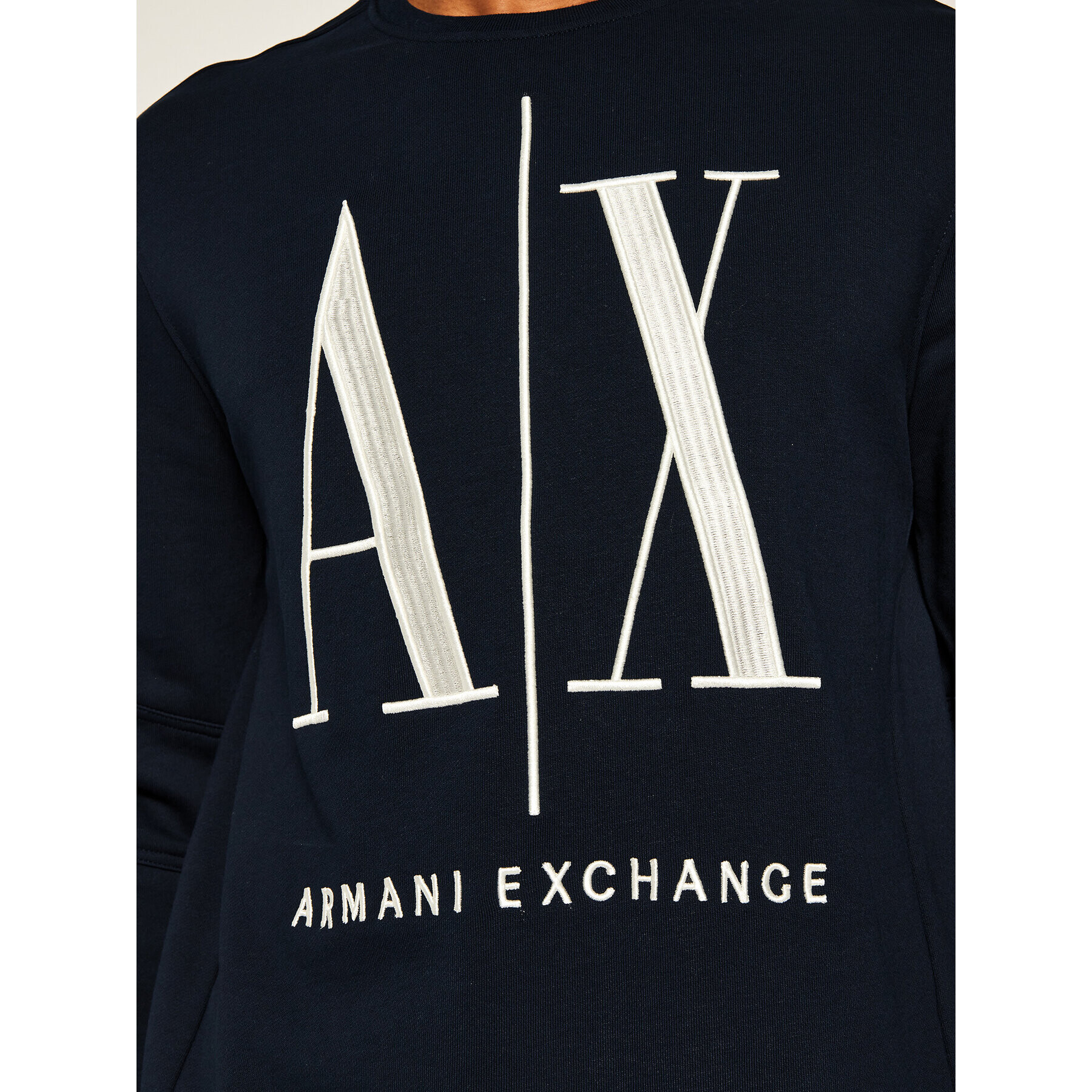 Armani Exchange Mikina 8NZMPA ZJ1ZZ 1510 Tmavomodrá Regular Fit - Pepit.cz