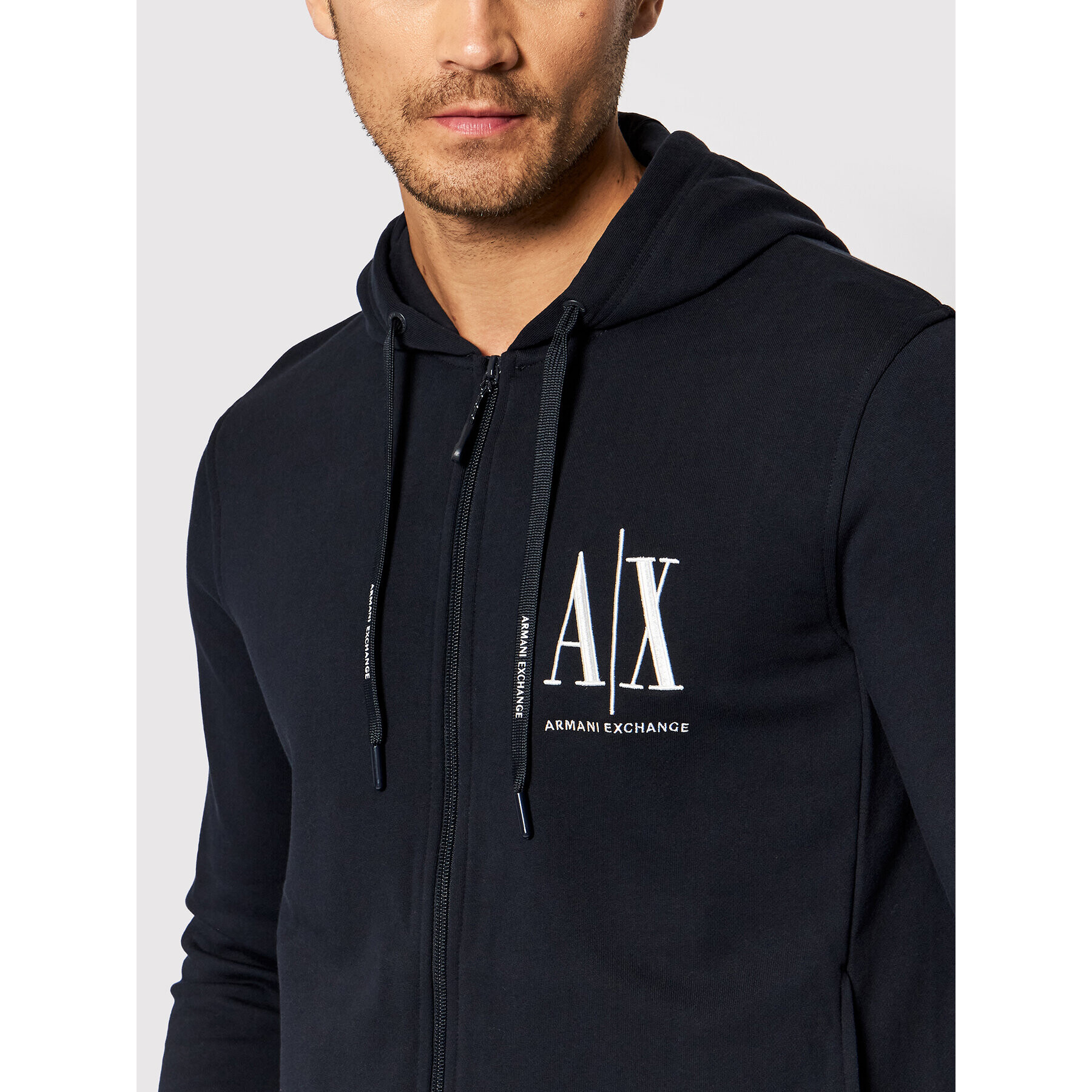 Armani Exchange Mikina 8NZMPP ZJ1ZZ 1510 Tmavomodrá Regular Fit - Pepit.cz