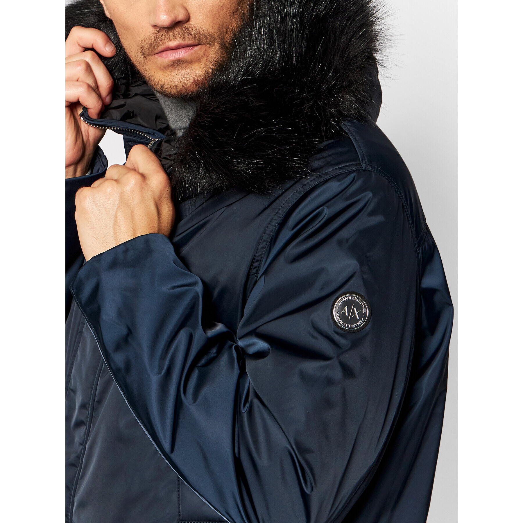 Armani Exchange Parka 6KZK36 ZNIVZ 1510 Tmavomodrá Regular Fit - Pepit.cz