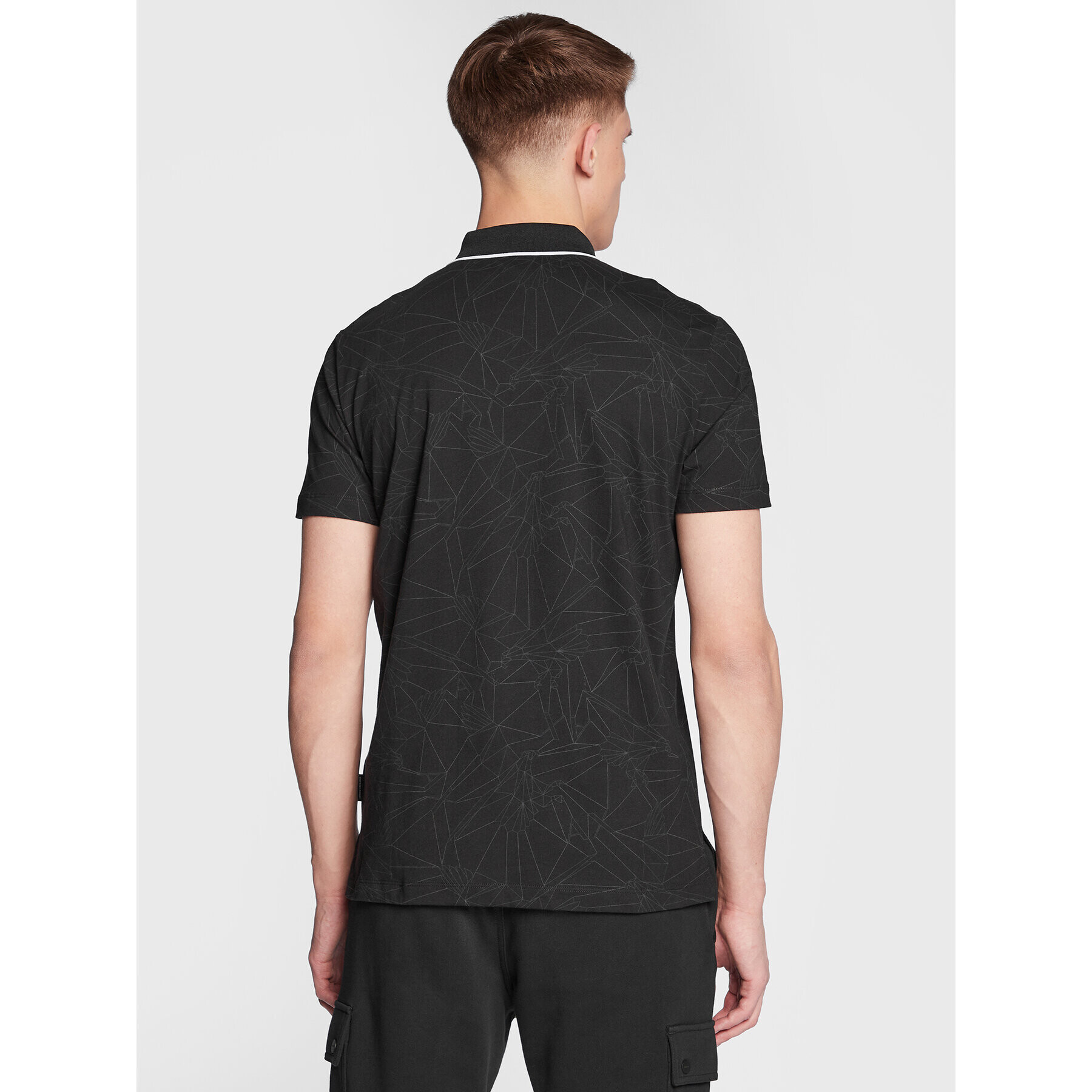 Armani Exchange Polokošile 3RZFAQ ZJ9TZ 8271 Černá Regular Fit - Pepit.cz