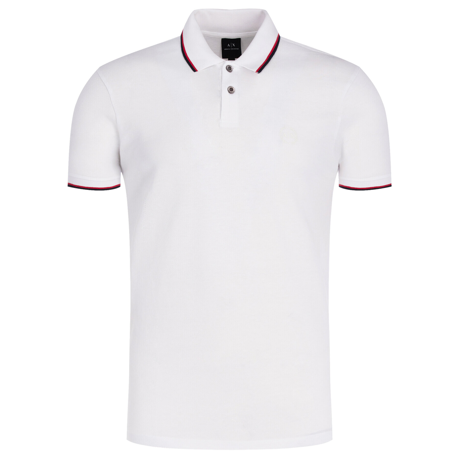 Armani Exchange Polokošile 8NZF75 Z8M5Z 1100 Bílá Regular Fit - Pepit.cz