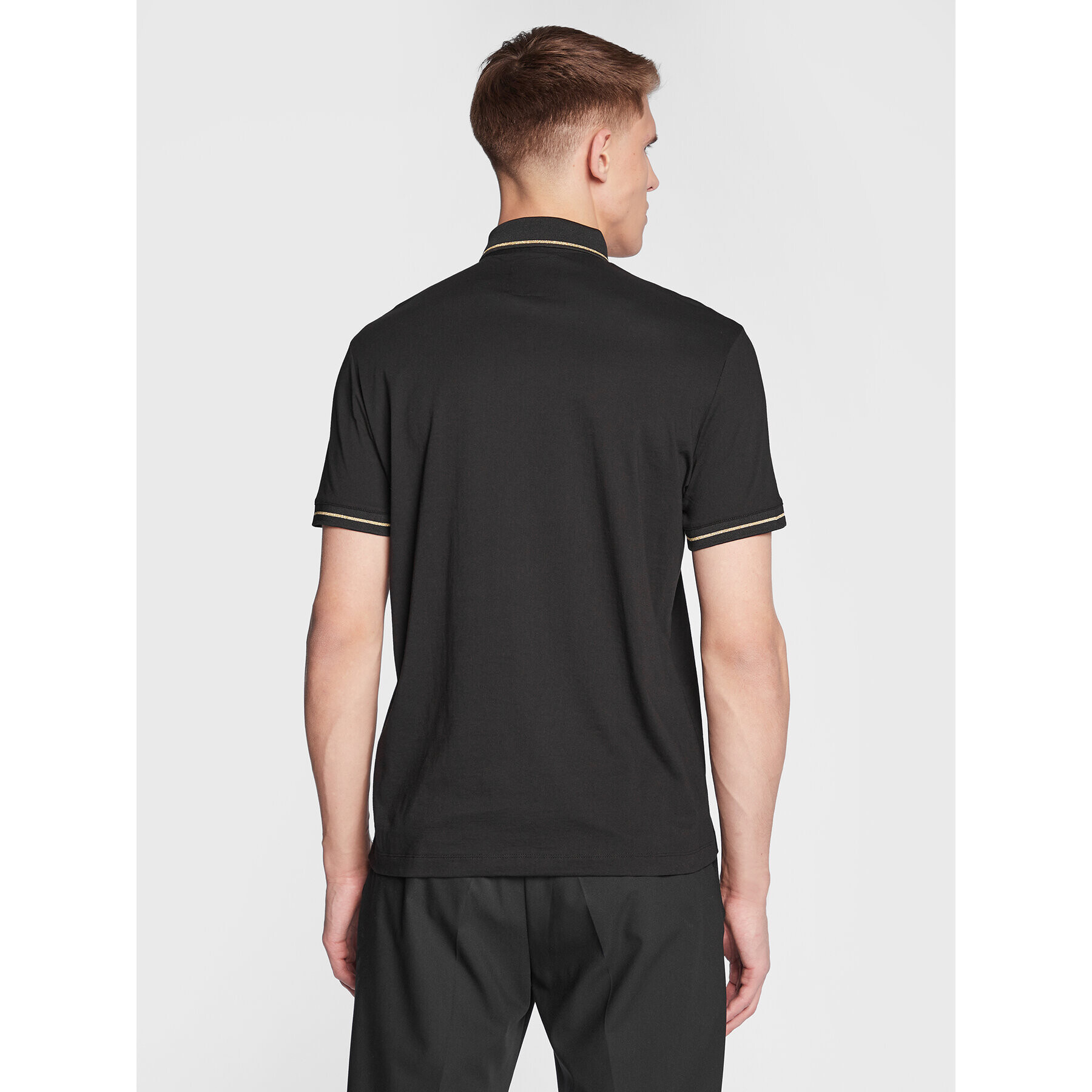 Armani Exchange Polokošile 8NZFPQ ZJH4Z 1200 Černá Regular Fit - Pepit.cz