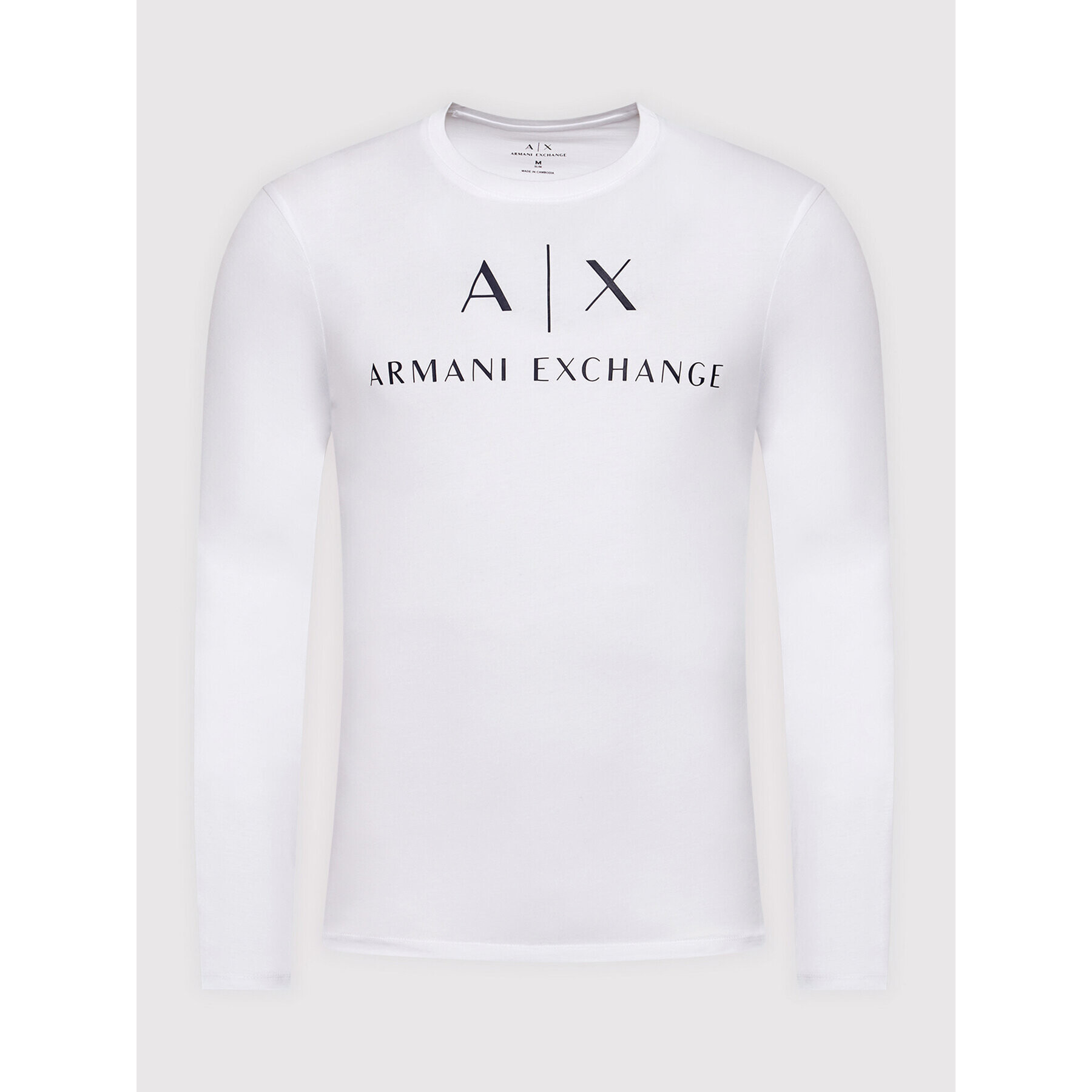 Armani Exchange S dlouhým rukávem 8NZTCH Z8H4Z 1100 Bílá Slim Fit - Pepit.cz