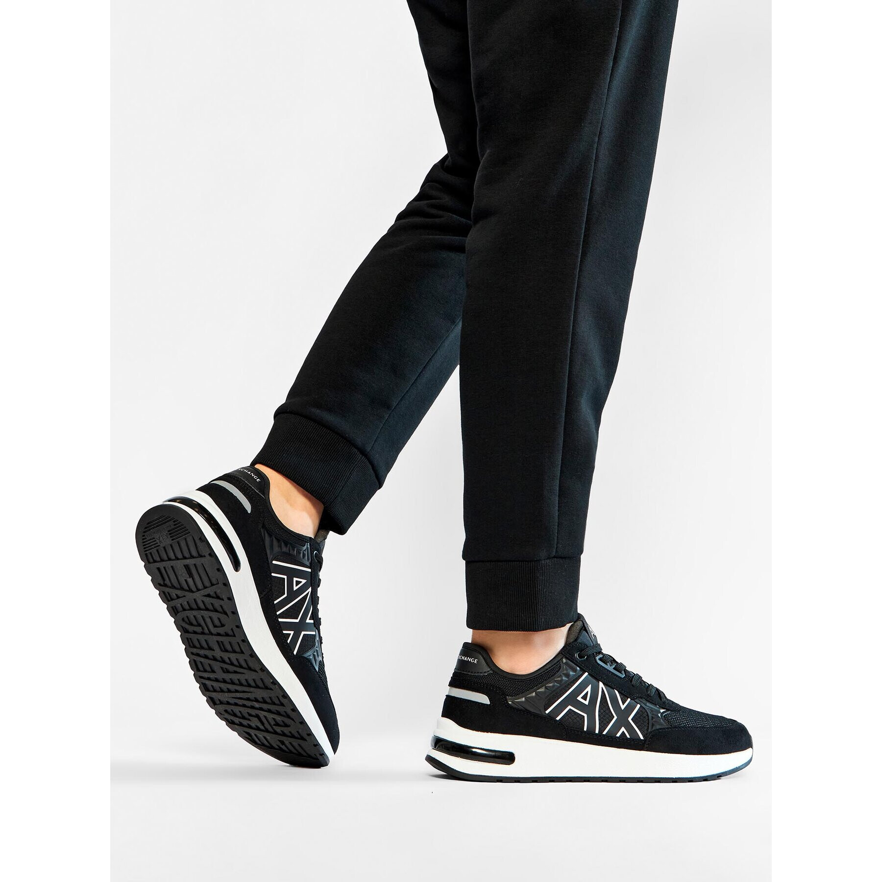 Armani Exchange Sneakersy XUX090 XV276 00002 Černá - Pepit.cz