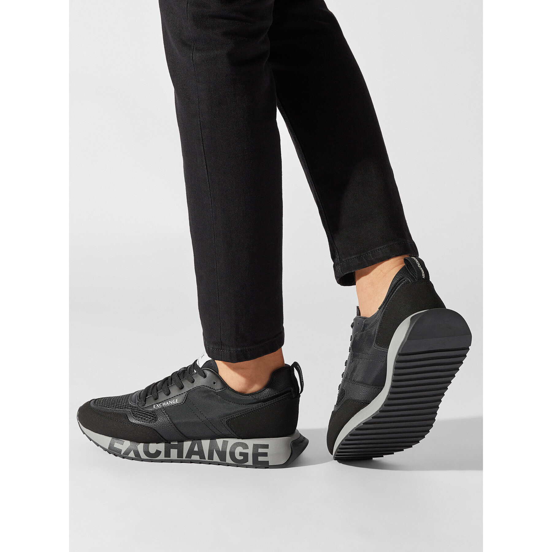 Armani Exchange Sneakersy XUX151 XV663 K001 Černá - Pepit.cz