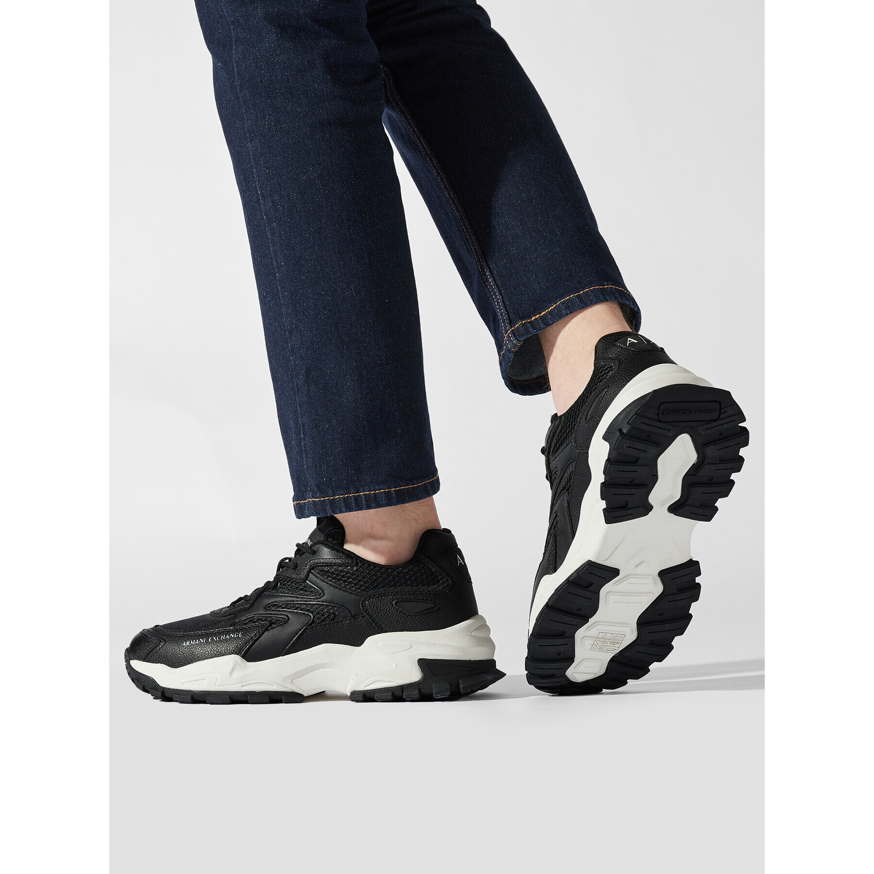 Armani Exchange Sneakersy XUX159 XV642 N814 Černá - Pepit.cz