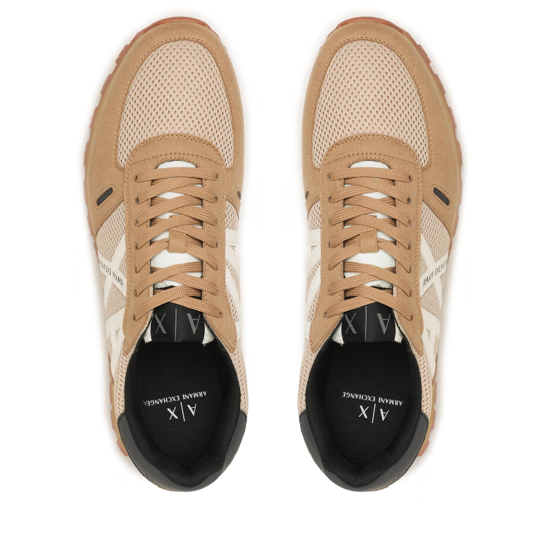 Armani Exchange Sneakersy XUX169 XV660 S542 Hnědá - Pepit.cz