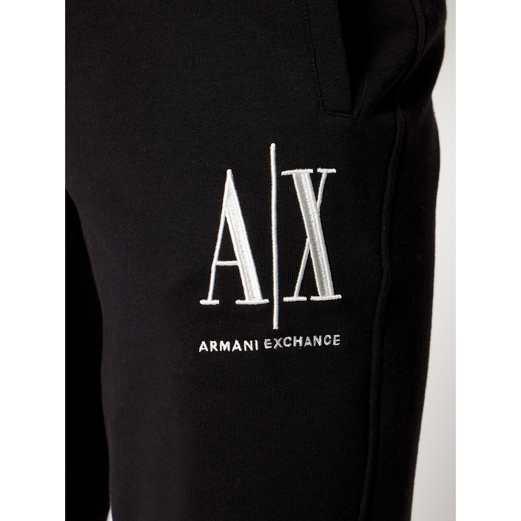 Armani Exchange Sportovní kraťasy 8NZSPA ZJ1ZZ 1200 Černá Regular Fit - Pepit.cz