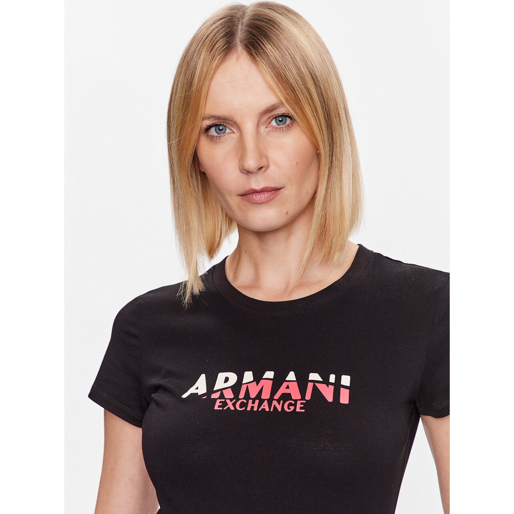 Armani Exchange T-Shirt 3RYTBU YJG3Z 1200 Černá Slim Fit - Pepit.cz