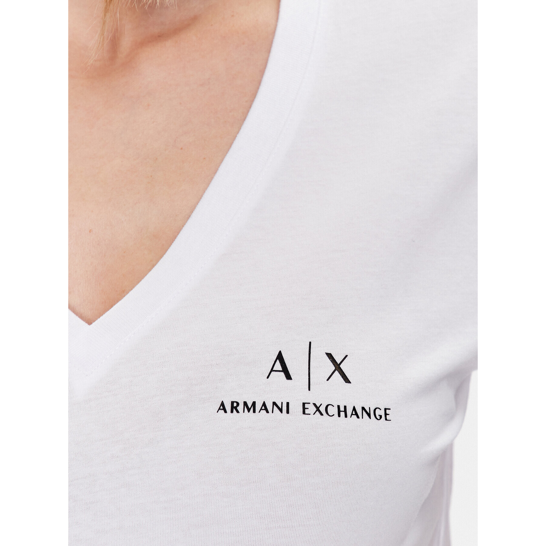 Armani Exchange T-Shirt 3RYTBZ YJG3Z 1000 Bílá Regular Fit - Pepit.cz