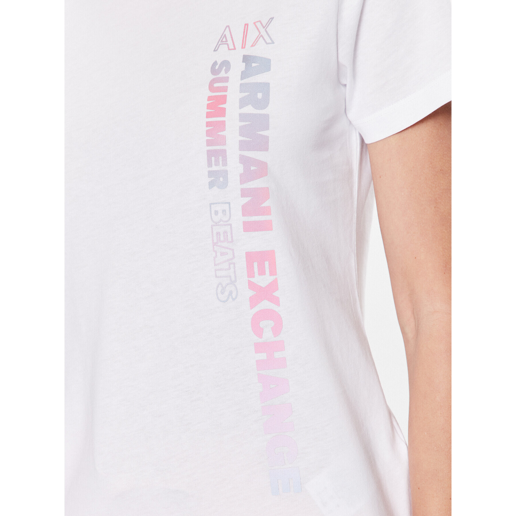 Armani Exchange T-Shirt 3RYTCG YJ3RZ 1000 Bílá Regular Fit - Pepit.cz