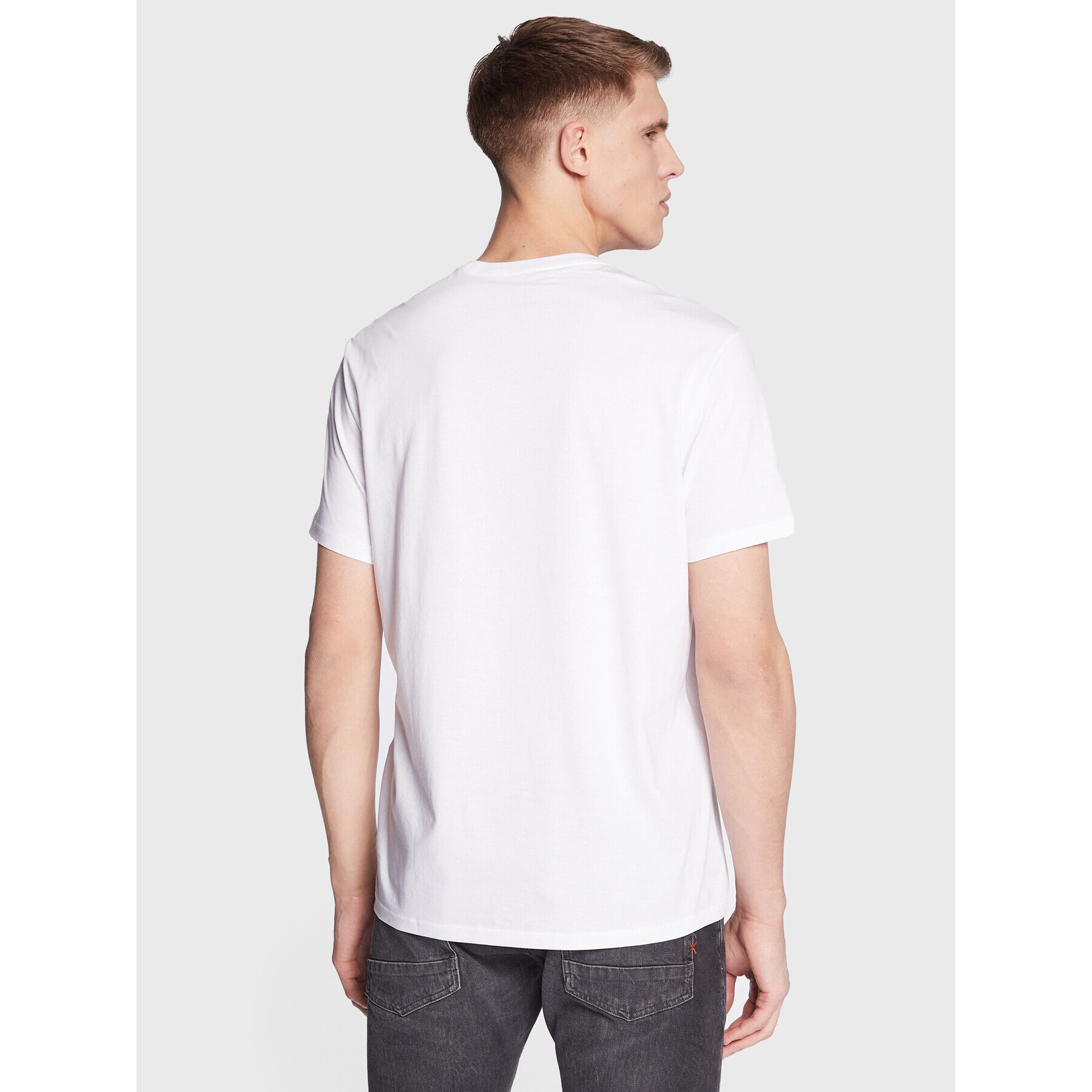 Armani Exchange T-Shirt 3RZTAB ZJA5Z 1100 Bílá Regular Fit - Pepit.cz