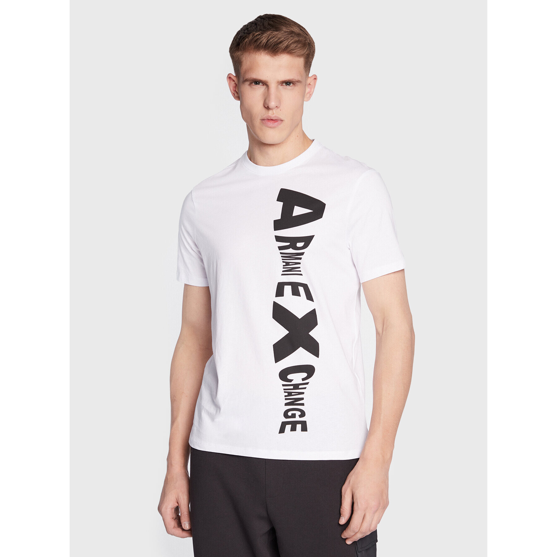 Armani Exchange T-Shirt 3RZTAE ZJGCZ 1100 Bílá Regular Fit - Pepit.cz