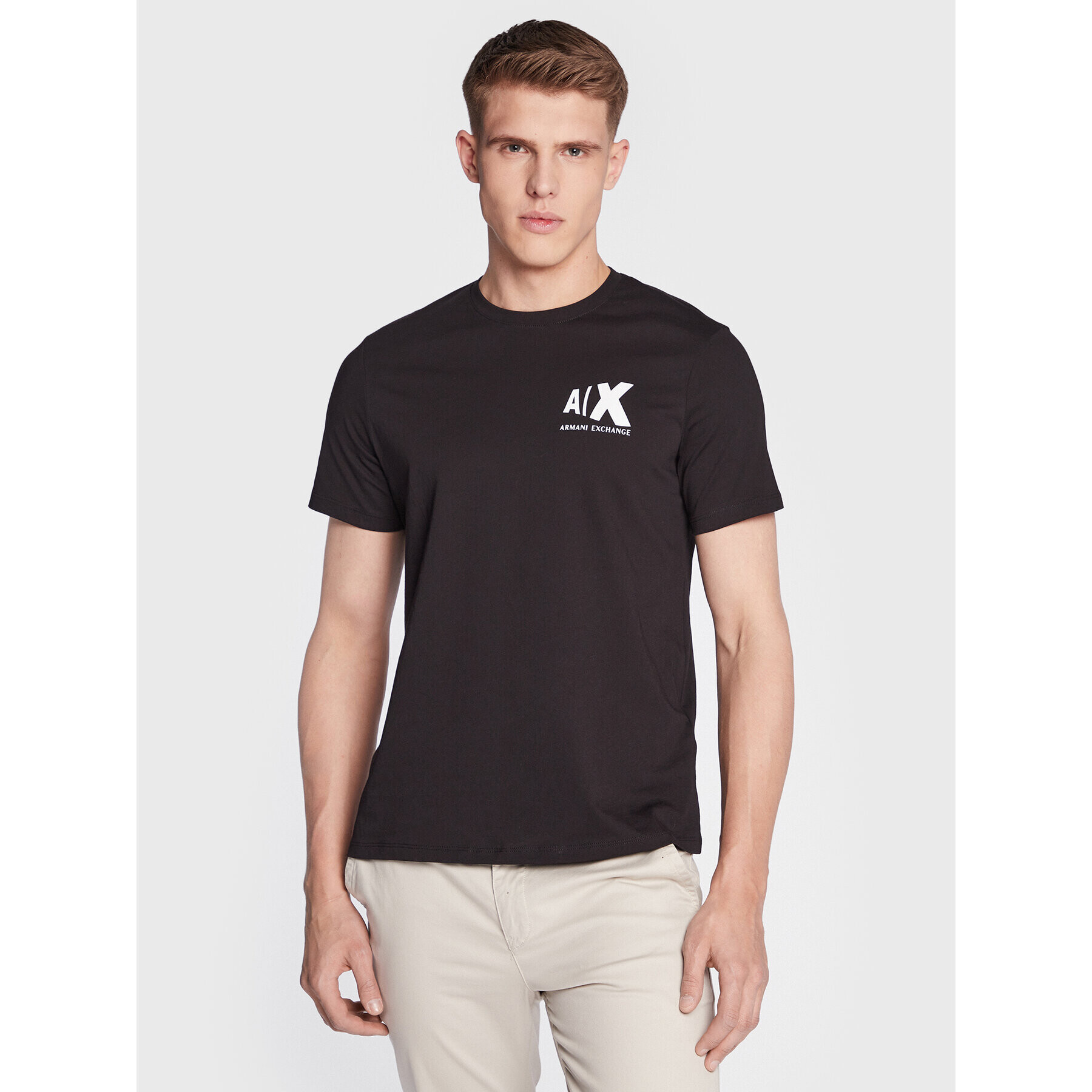 Armani Exchange T-Shirt 3RZTAF ZJGCZ 1200 Černá Slim Fit - Pepit.cz